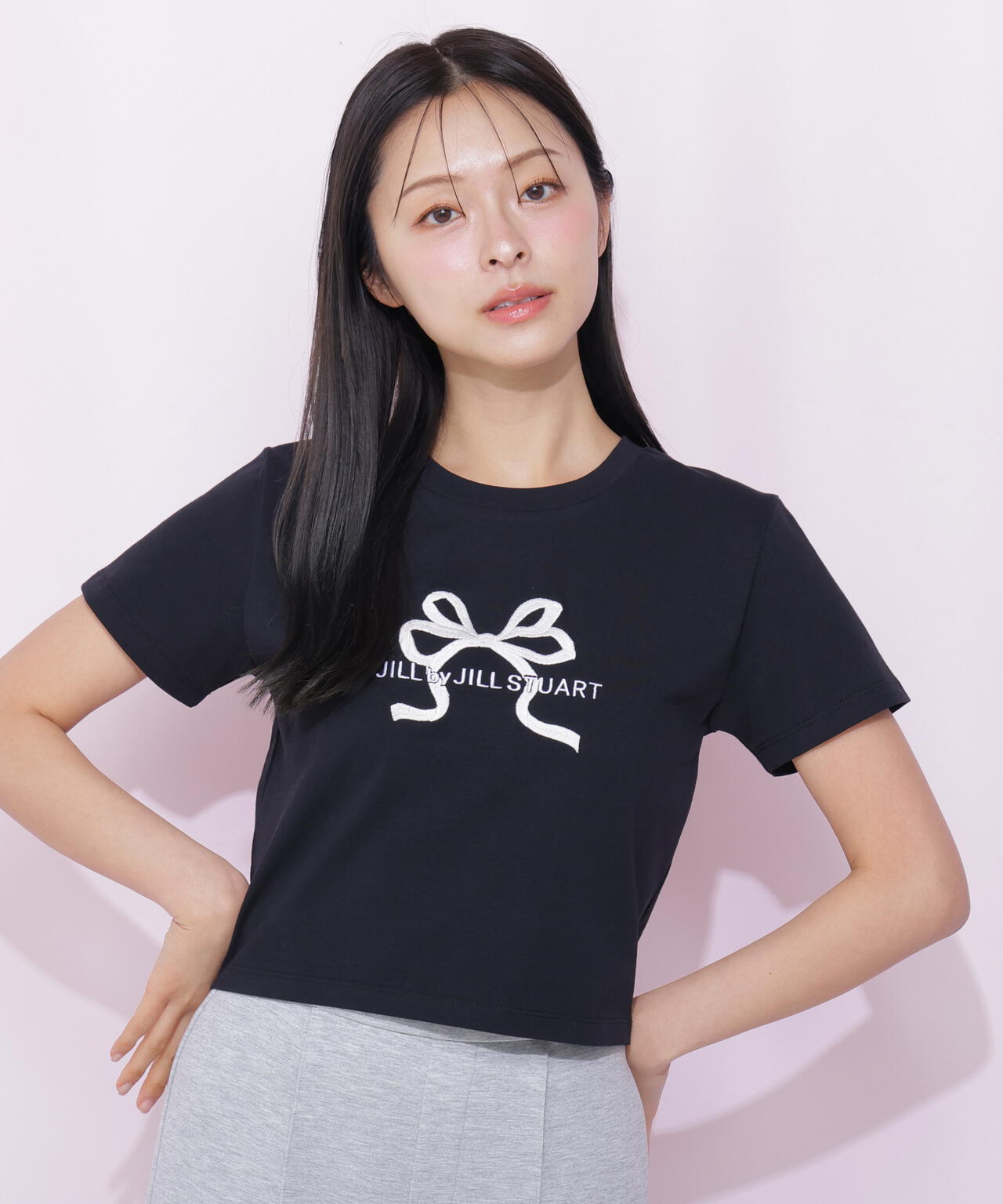 〈RIBBONシリーズ〉フロントロゴTシャツ OC