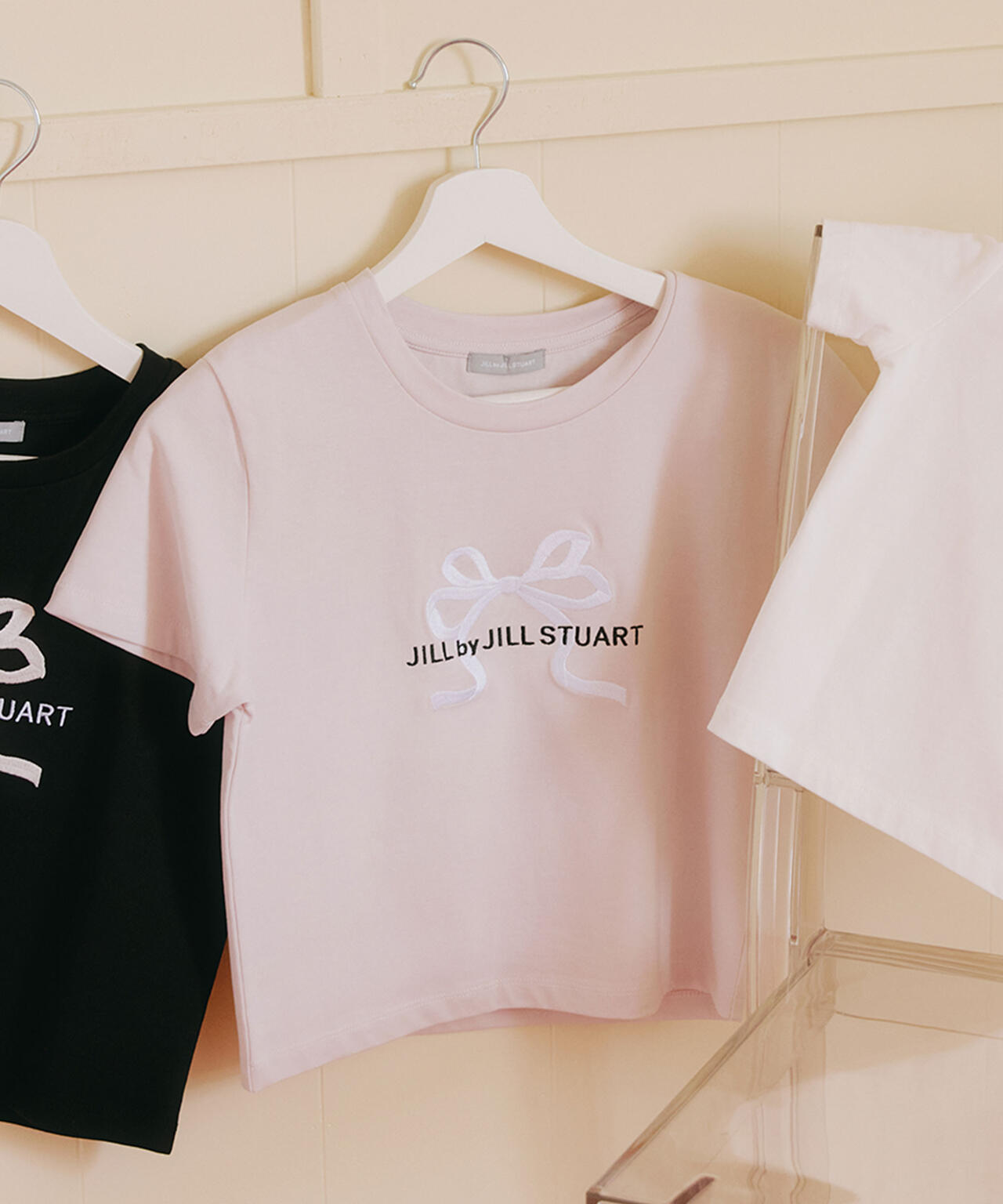 RIBBONシリーズ〉フロントロゴTシャツ | JILL by JILL STUART（ジル