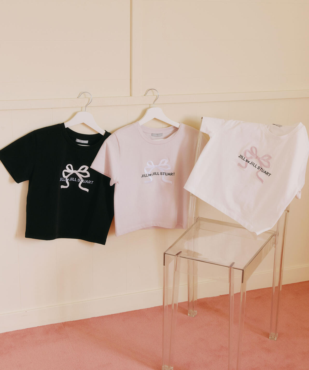 RIBBONシリーズ〉フロントロゴTシャツ | JILL by JILL STUART（ジル