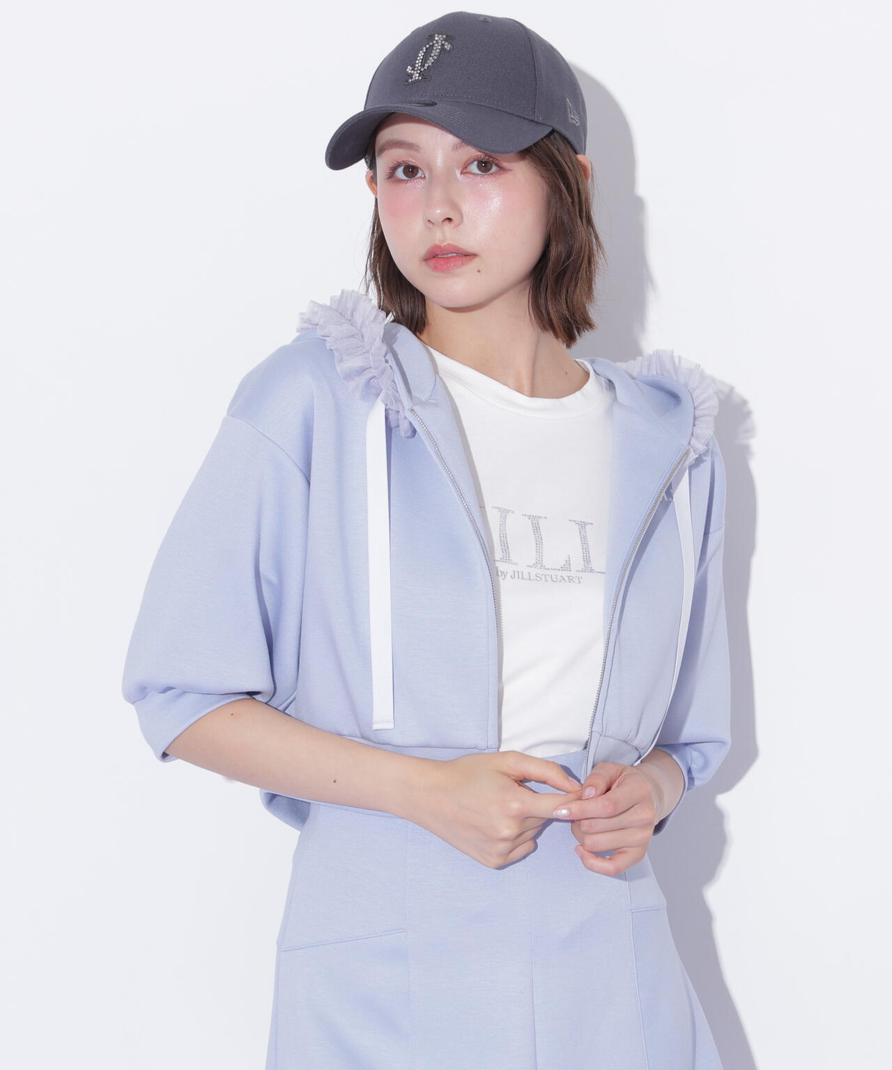 チュールフリルダイバーパーカー | JILL by JILL STUART（ジル バイ