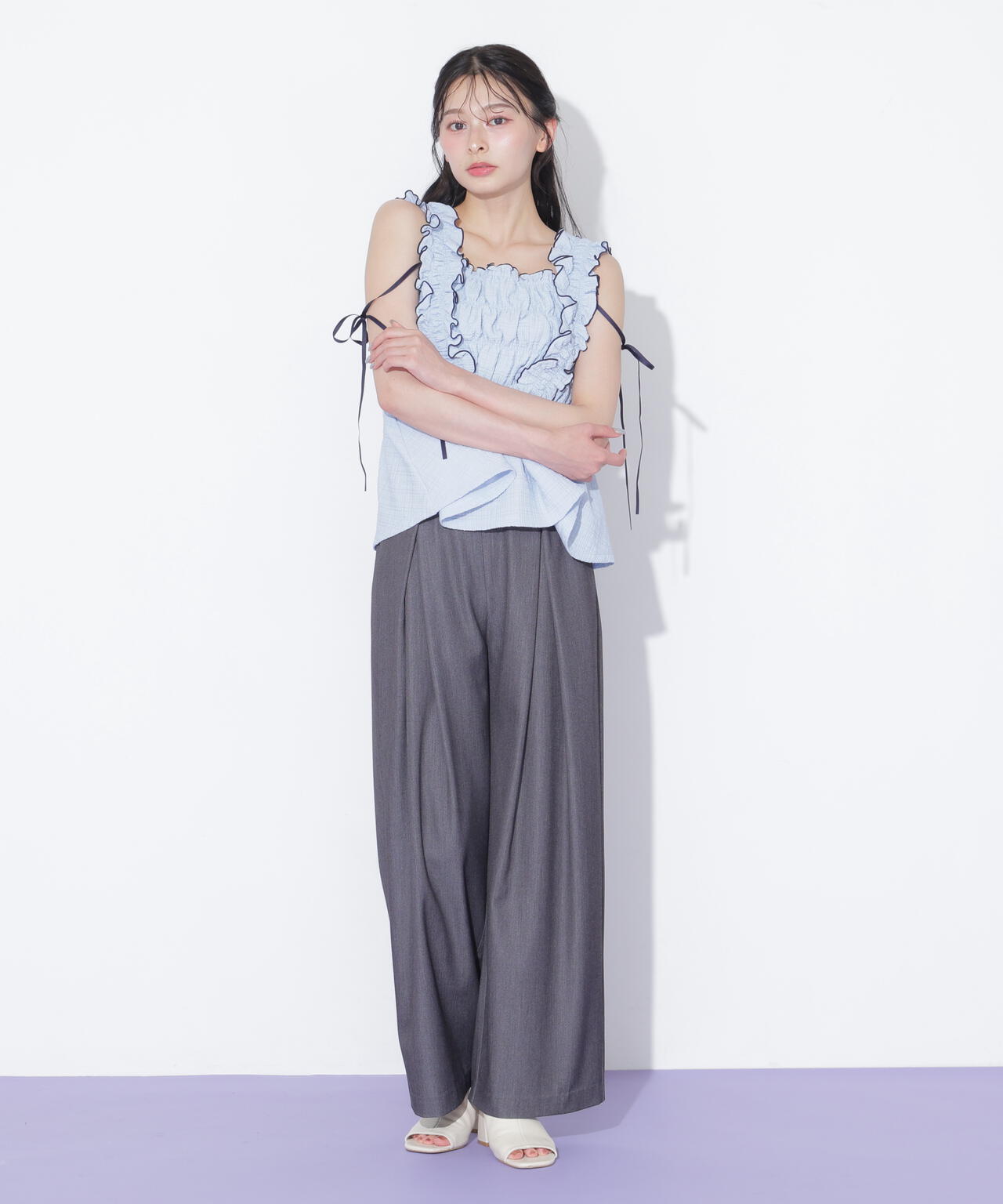 フリルシュリンクトップス | JILL by JILL STUART（ジル バイ ジル