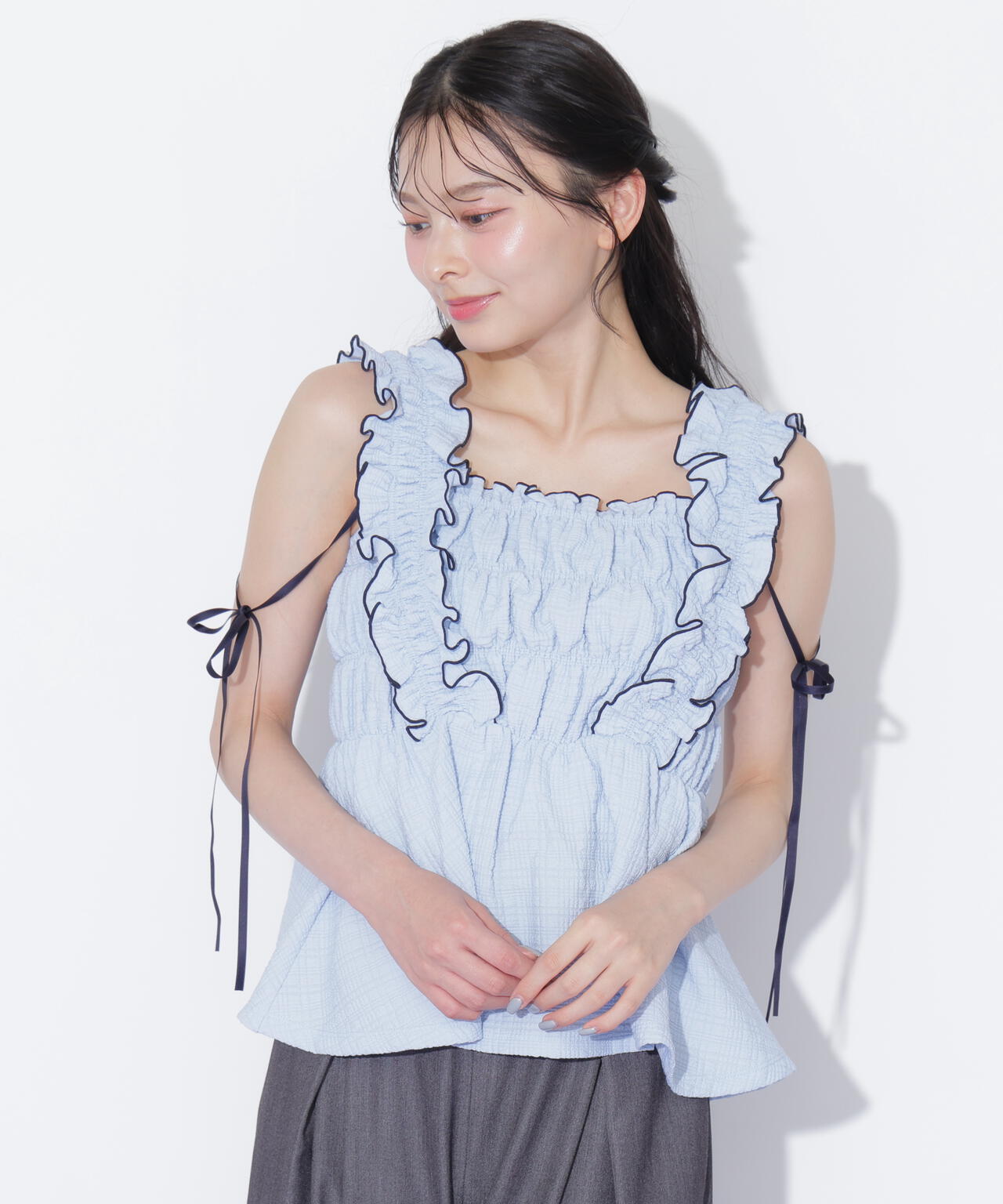 フリルシュリンクトップス | JILL by JILL STUART（ジル バイ ジル