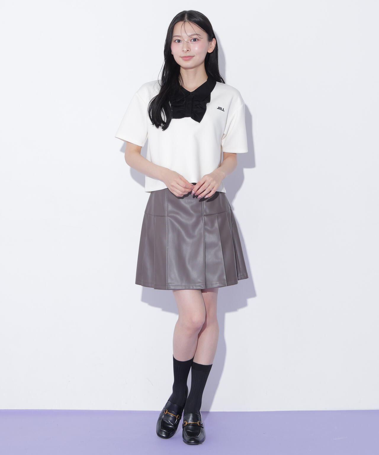 ウィメンズ フリル ポロシャツ　スカート フリルポロカットソー | JILL by JILL STUART（ジル バイ ジル