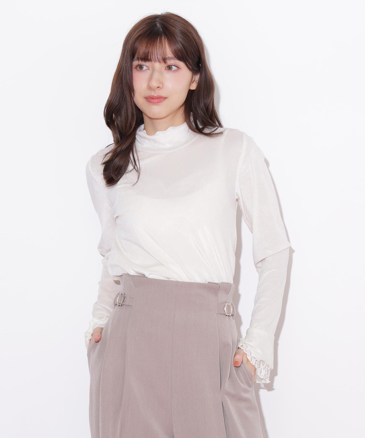 袖フレアベロアトップス | JILL by JILL STUART（ジル バイ ジル