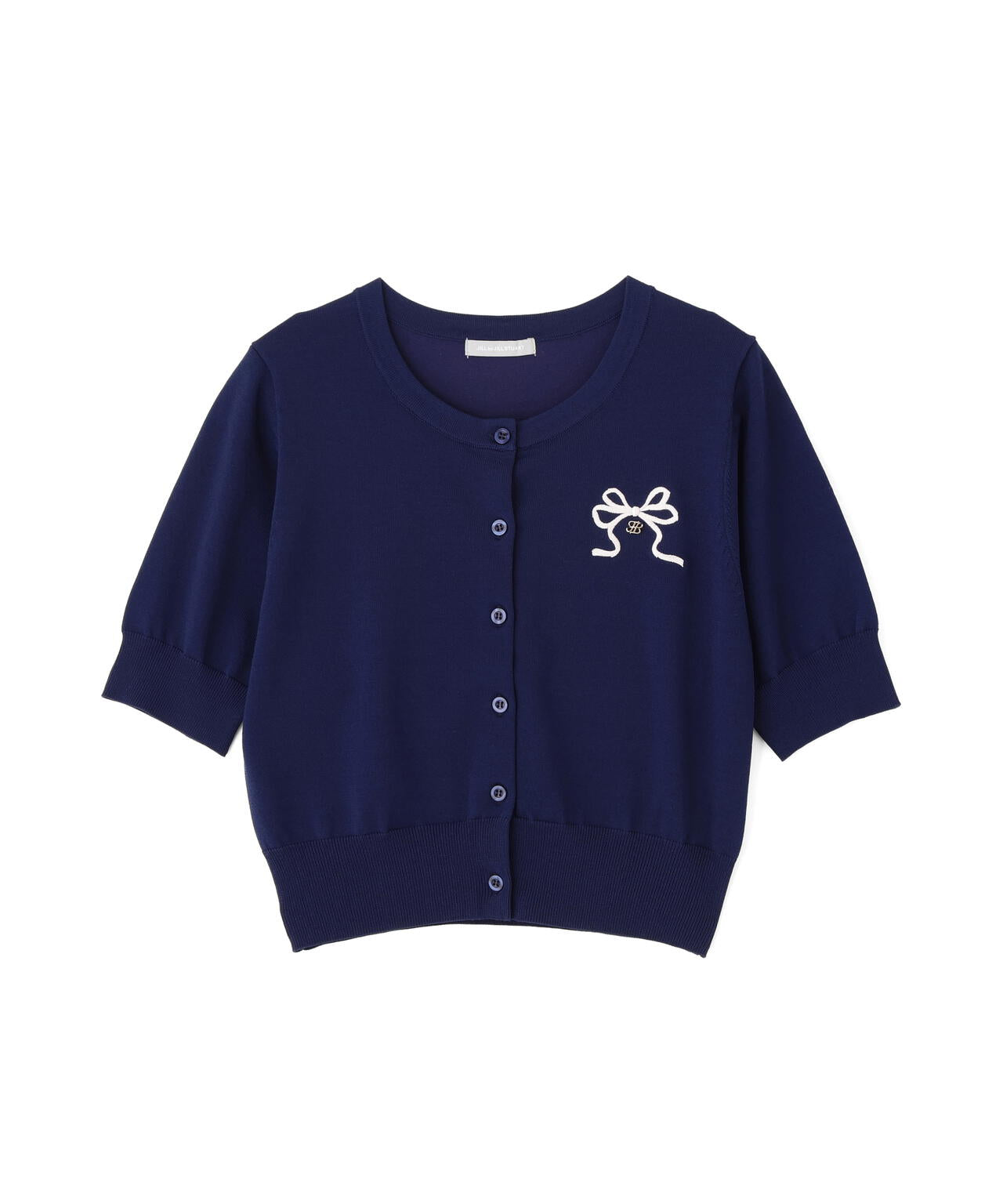 RIBBONシリーズ〉半袖ニットカーディガン | JILL by JILL STUART（ジル