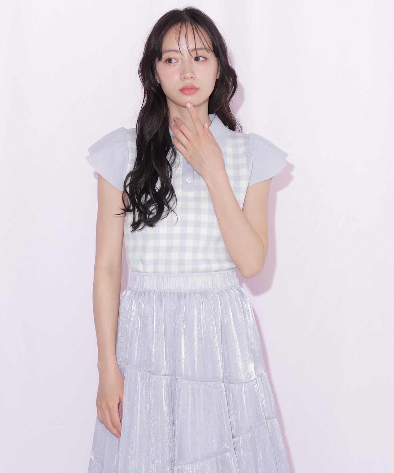 WEB限定カラーあり＞フリル袖ポロニット | JILL by JILL STUART（ジル