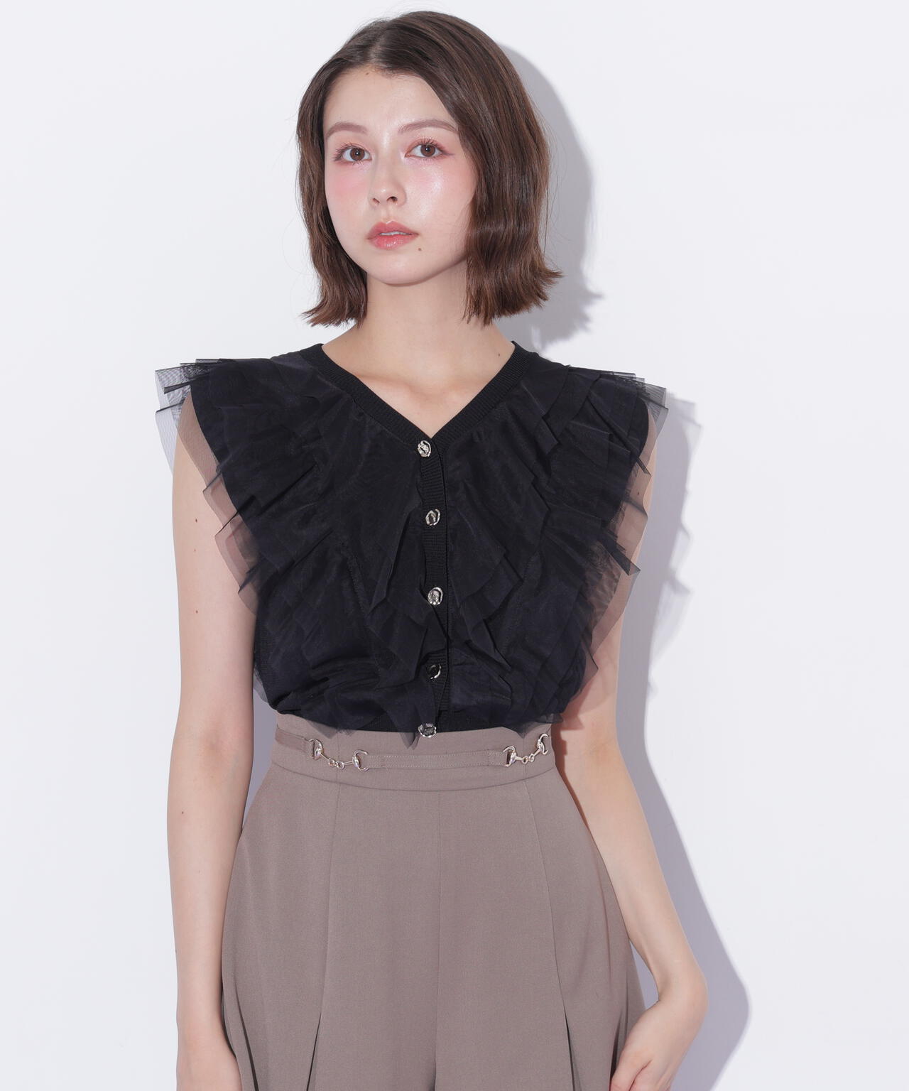 JILLSTUART - JILLSTUART ルチアチュールニット チュールレイヤードニット | JILL by JILL STUART（ジル バイ ジル