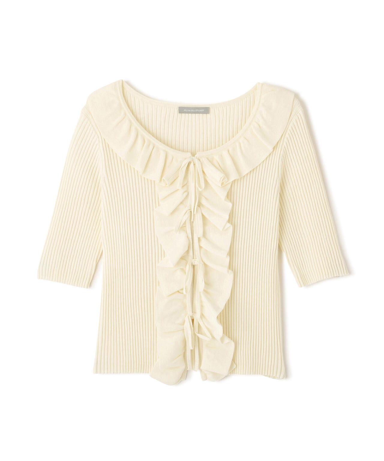 フリルリボンリブニット | JILL by JILL STUART（ジル バイ ジル