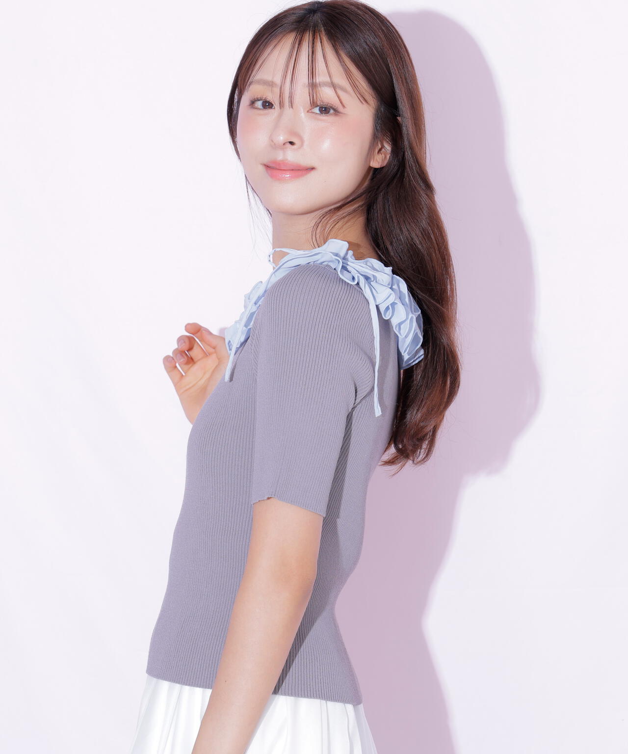 2wayフリルリブニット | JILL by JILL STUART（ジル バイ ジル