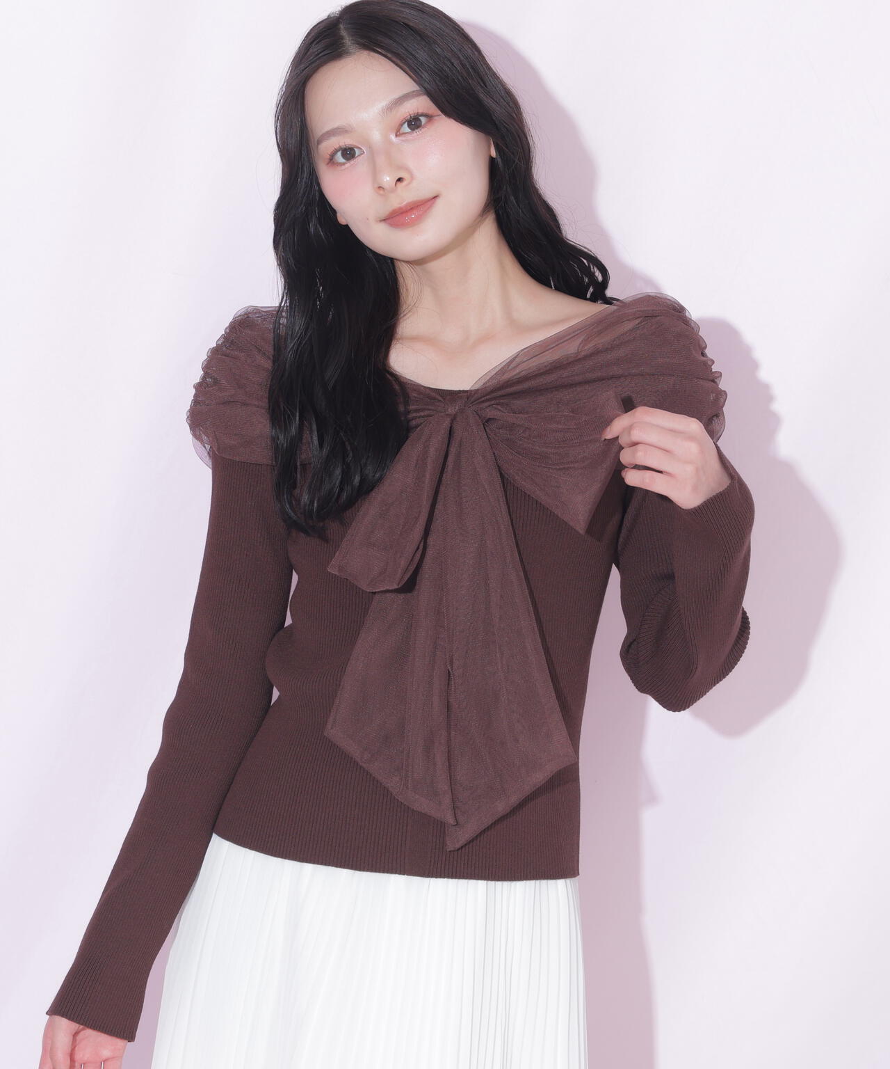 チュールリボンニット | JILL by JILL STUART（ジル バイ ジル