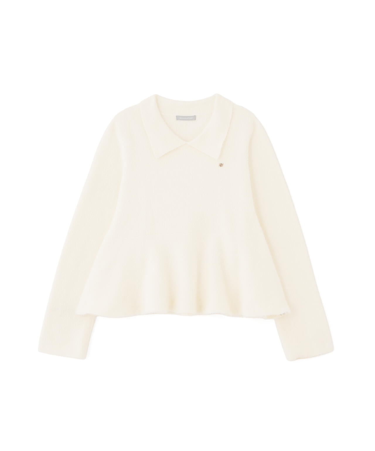 襟付きフェザーペプラムニット | JILL by JILL STUART（ジル バイ ジル