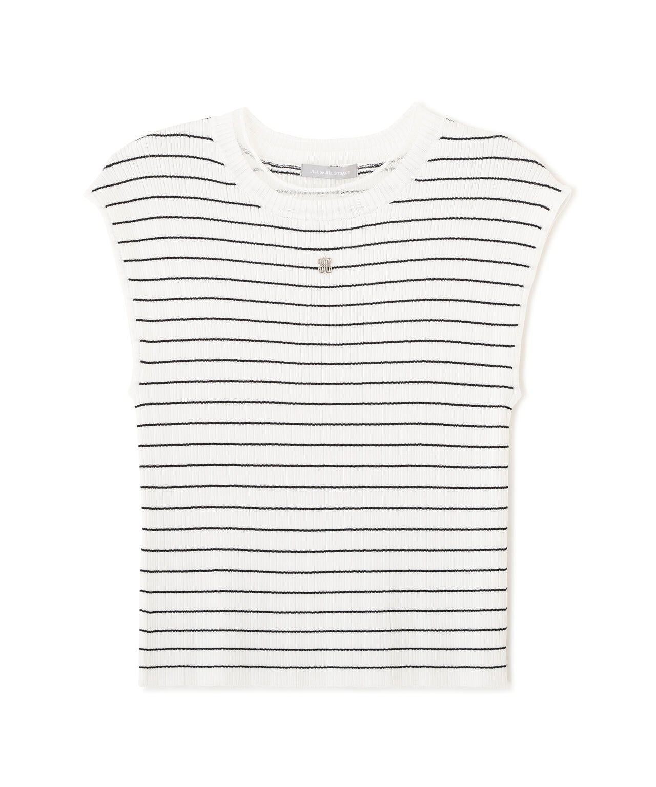 シアートリムボトルネックノースリーブニット | JILL by JILL STUART