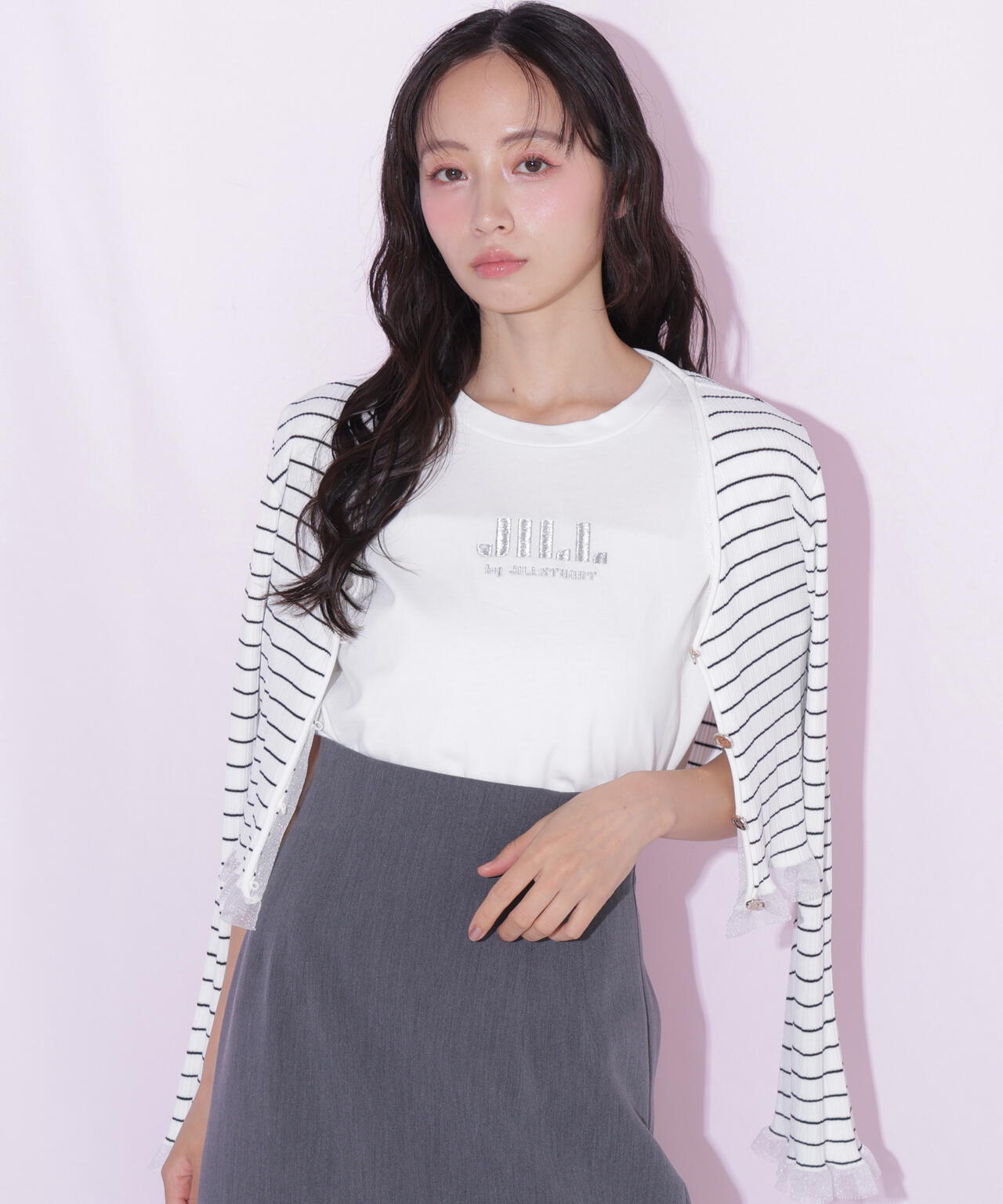 シアートリムショートカーディガン | JILL by JILL STUART（ジル バイ