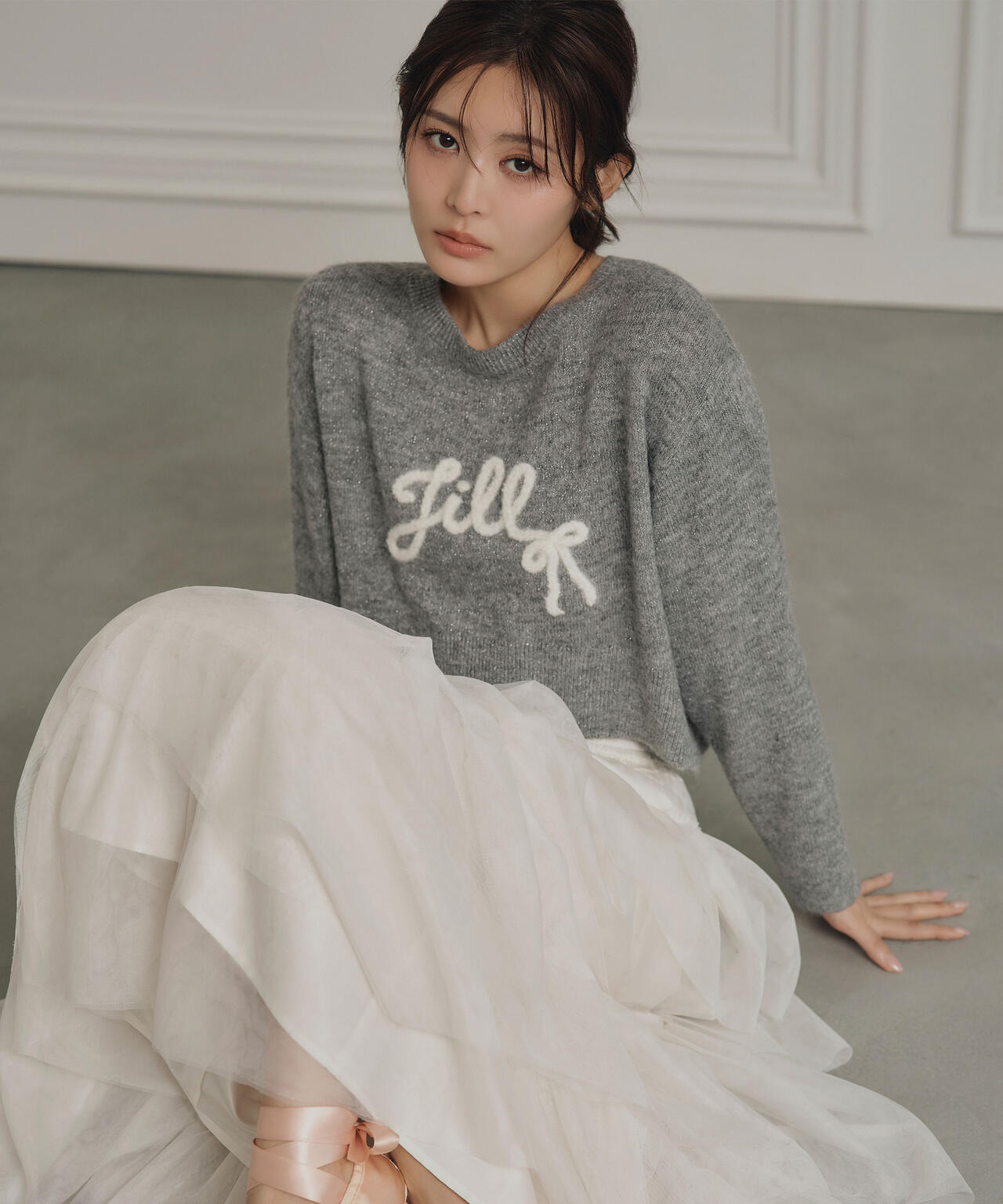 バックリボンロゴニット | JILL by JILL STUART（ジル バイ ジル
