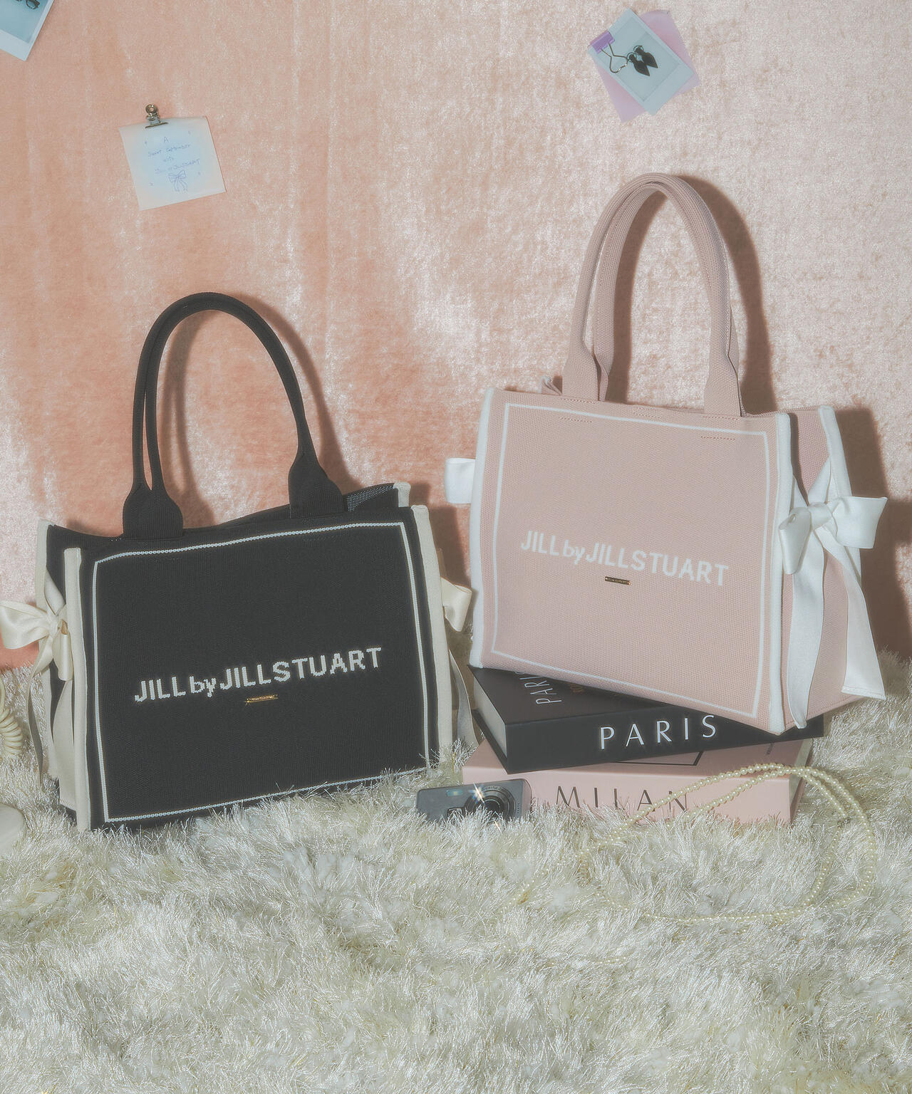 サイドリボンニットトートバッグ | JILL by JILL STUART（ジル バイ