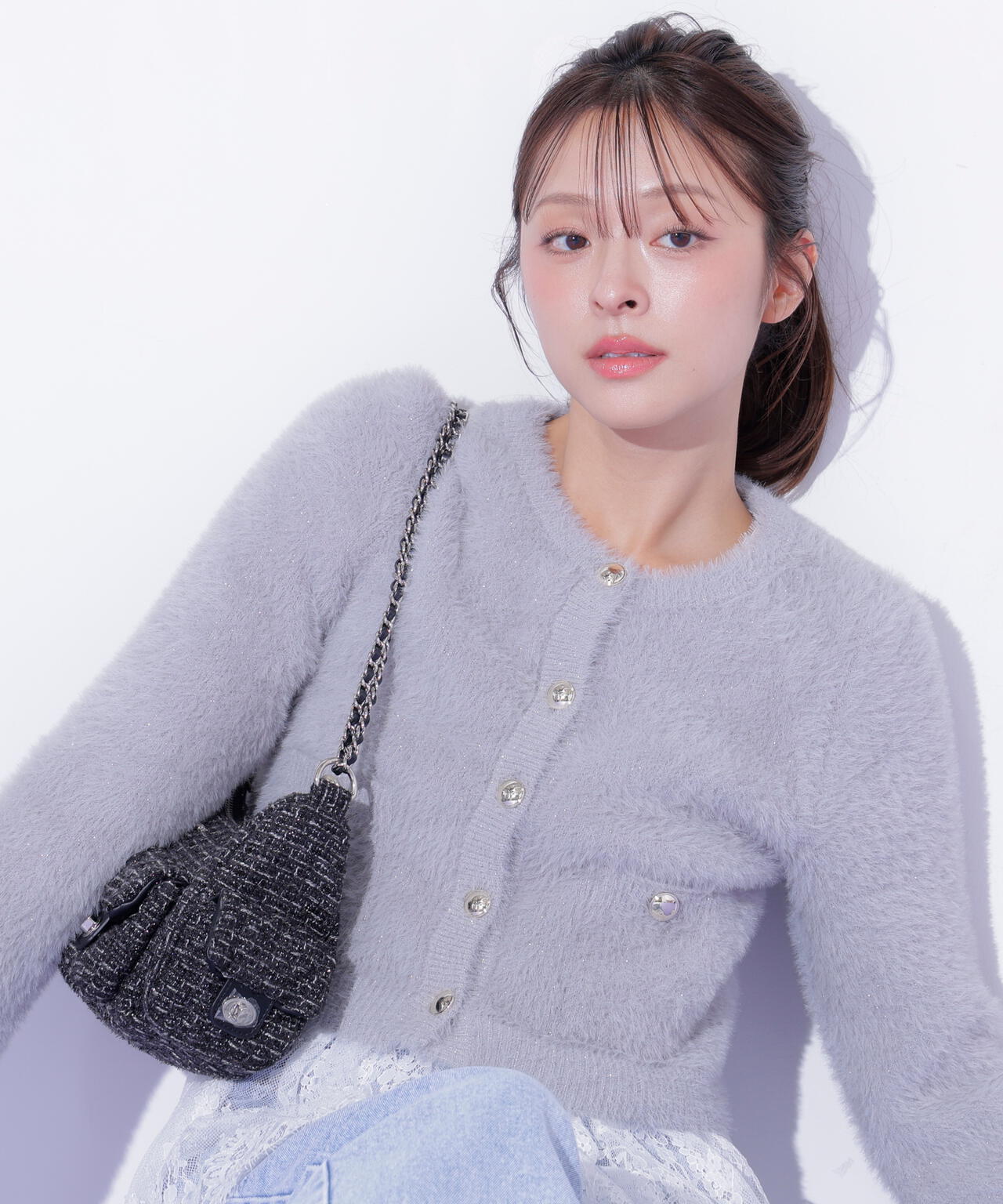 キルティングツイードショルダーバッグ | JILL by JILL STUART（ジル