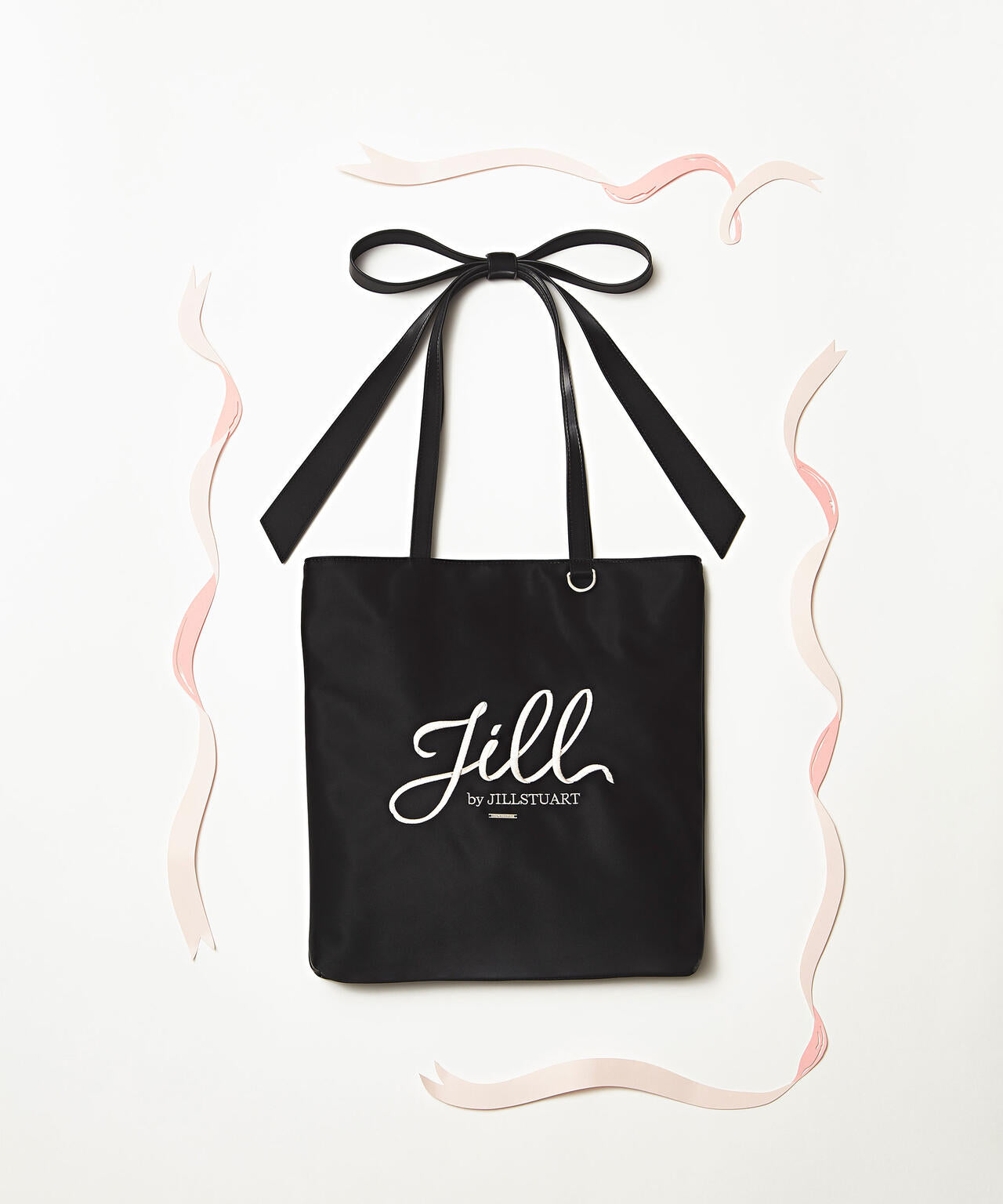 ロゴ刺繍リボントートバッグ | JILL by JILL STUART（ジル バイ ジル