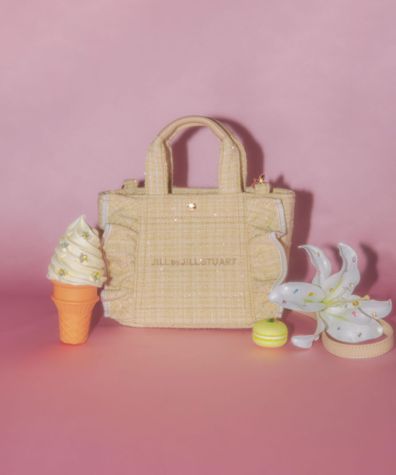 フリルトートミニ＞ツイード | JILL by JILL STUART（ジル バイ ジル