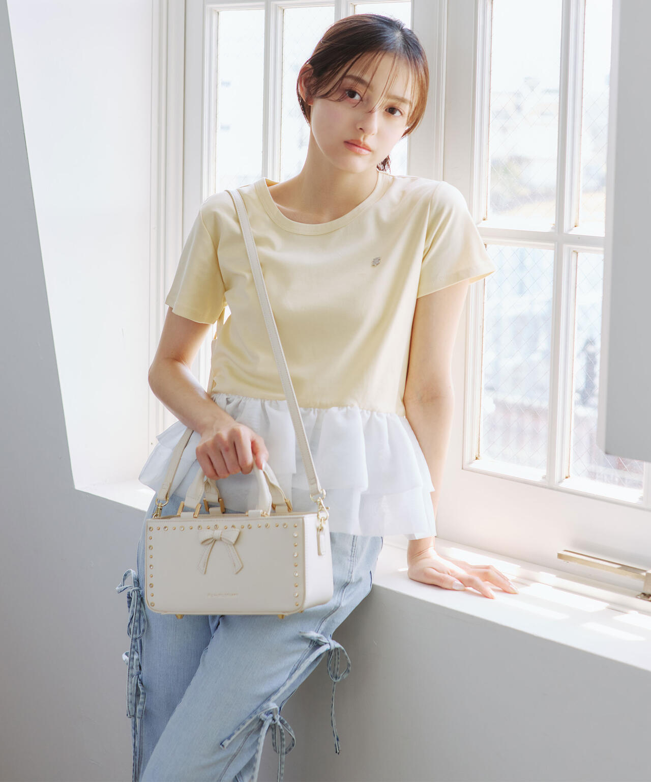 スタッズリボンバッグ | JILL by JILL STUART（ジル バイ ジル