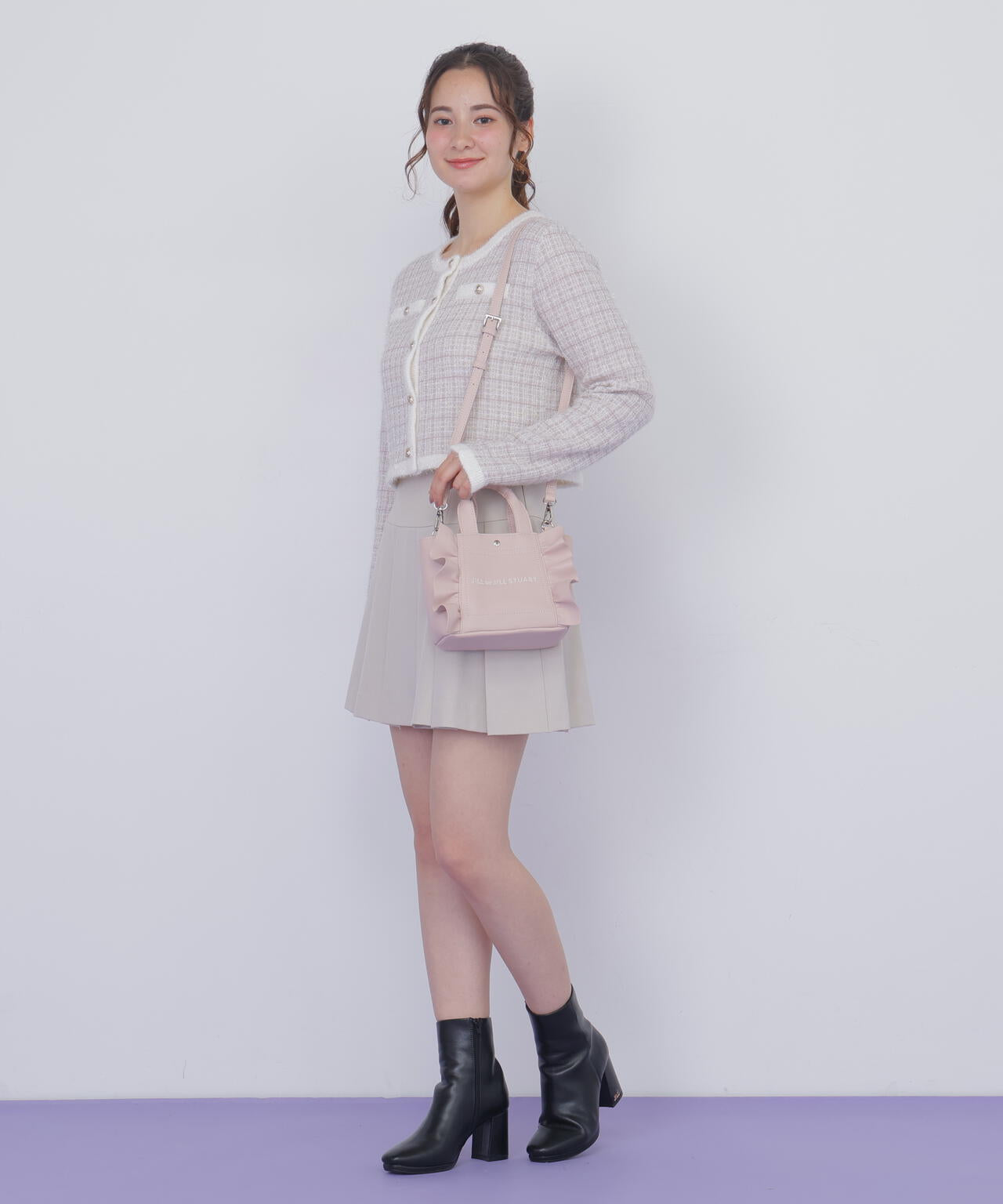 フリルトートミニ＞フェイクレザー | JILL by JILL STUART（ジル バイ