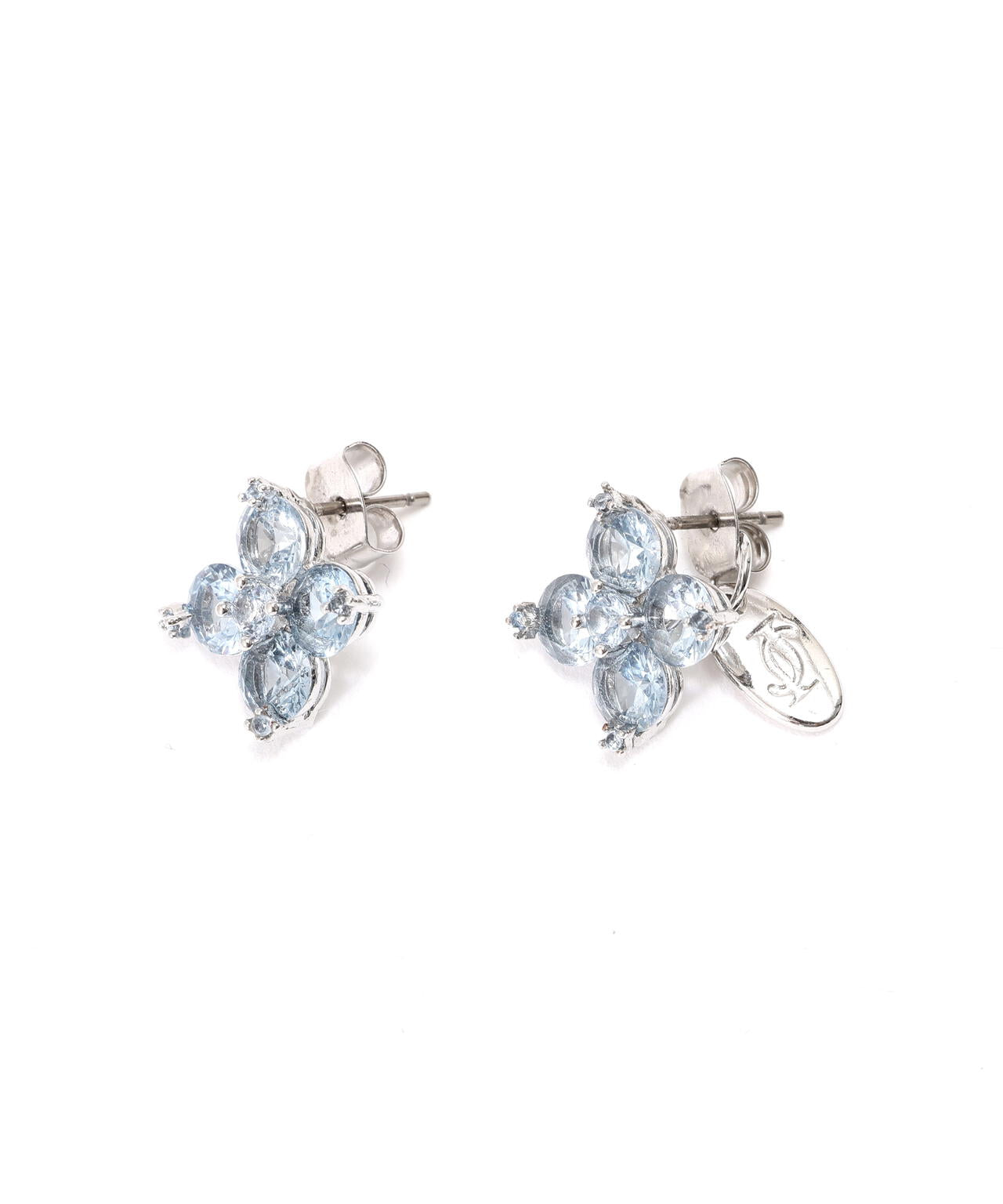 Cubic 大粒クローバーピアス | JILL by JILL STUART（ジル バイ ジル