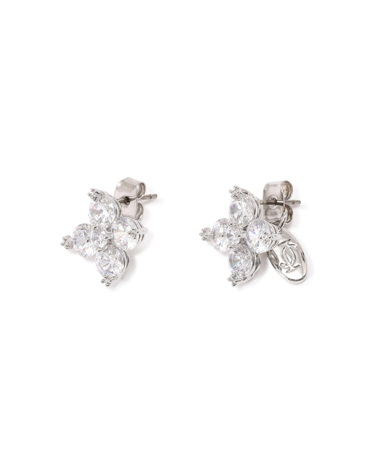 Cubic 大粒クローバーピアス | JILL by JILL STUART（ジル バイ ジル