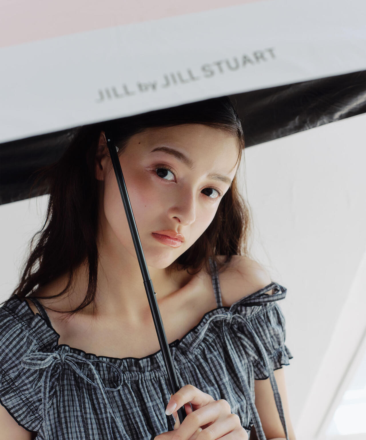 スレンダーハンドル晴雨兼用折りたたみ日傘 | JILL by JILL STUART