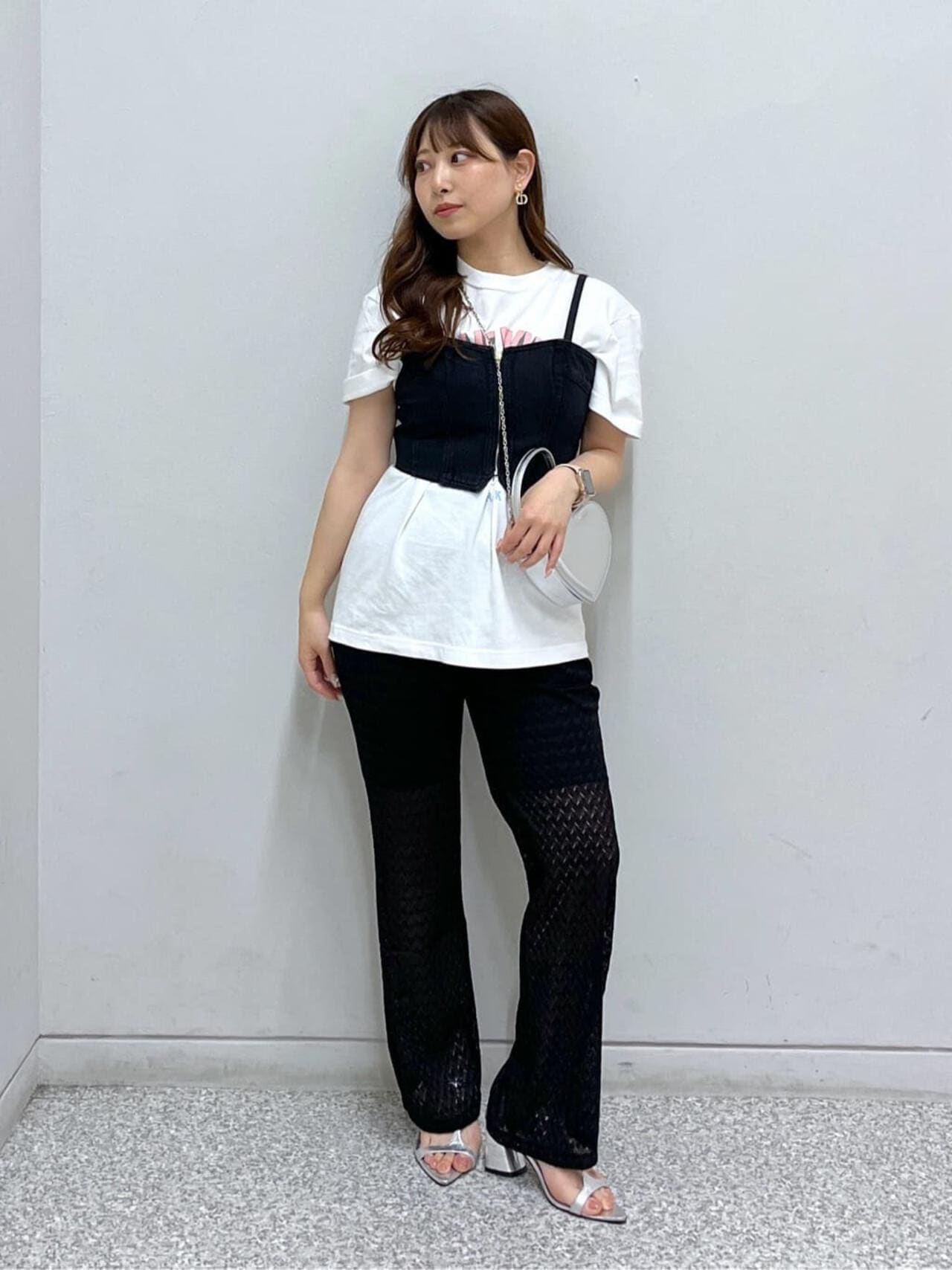 レースフレアパンツ