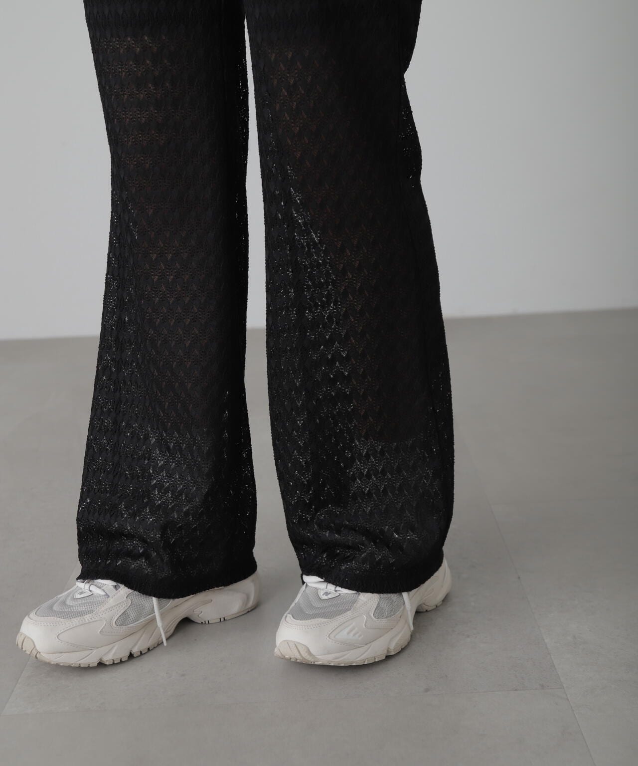 レースフレアパンツ