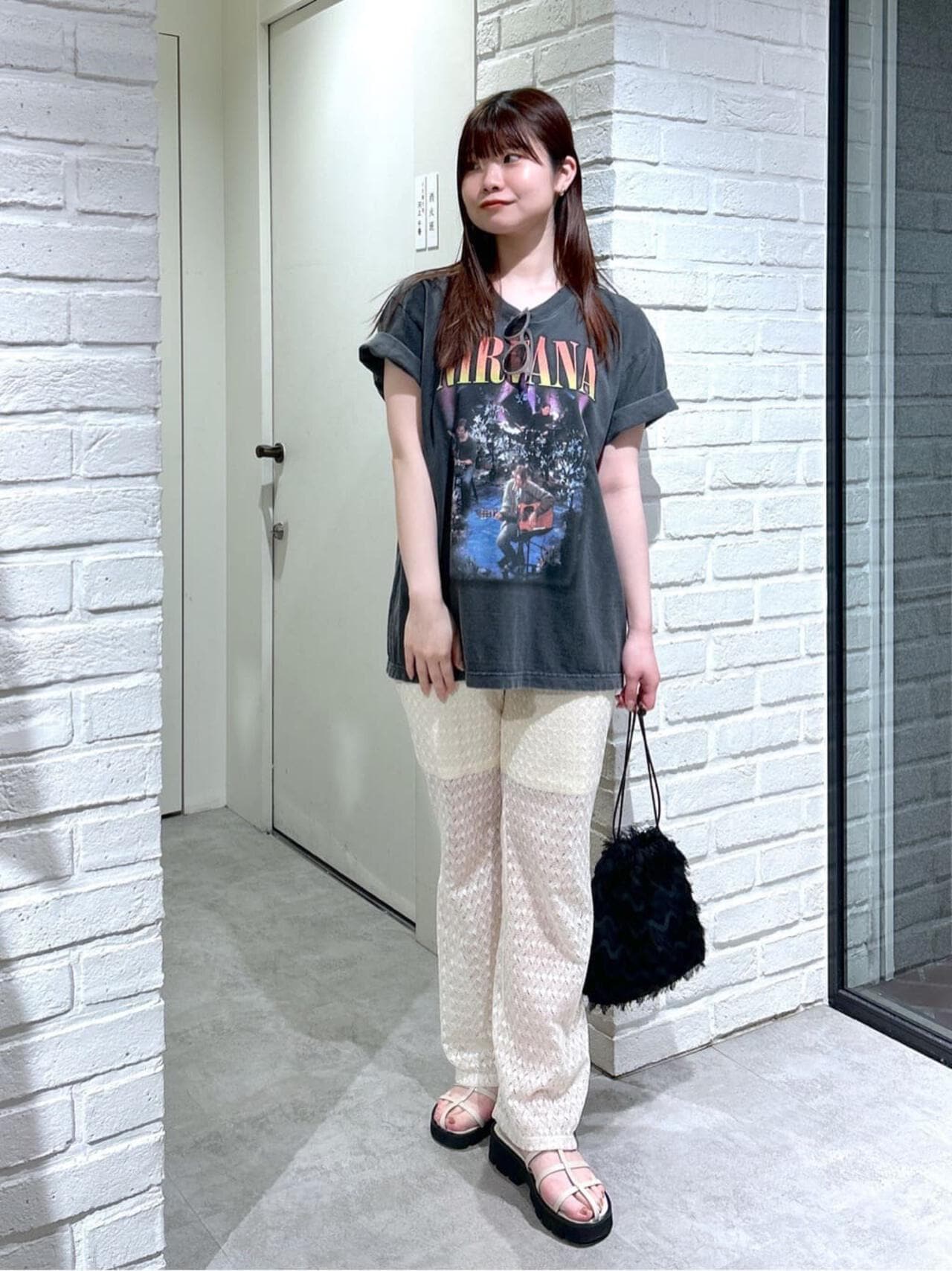 レースフレアパンツ