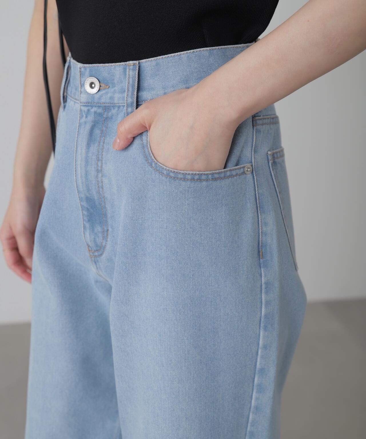 CHEEZE˓˓༼ˀᵕ̈༽ DENIM×DENIM デニムパンツ　FREEサイズ CHEEZE˓˓༼ˀᵕ̈༽ DENIM×DENIM デニムパンツ FREEサイズ 累計販売5