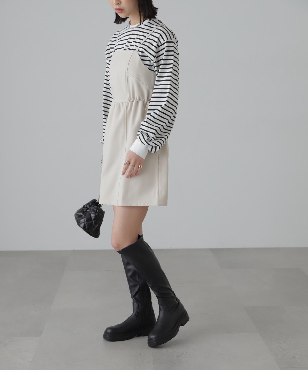 andmary ミオミニワンピース　新品 ANDMARY】Milo mini dress