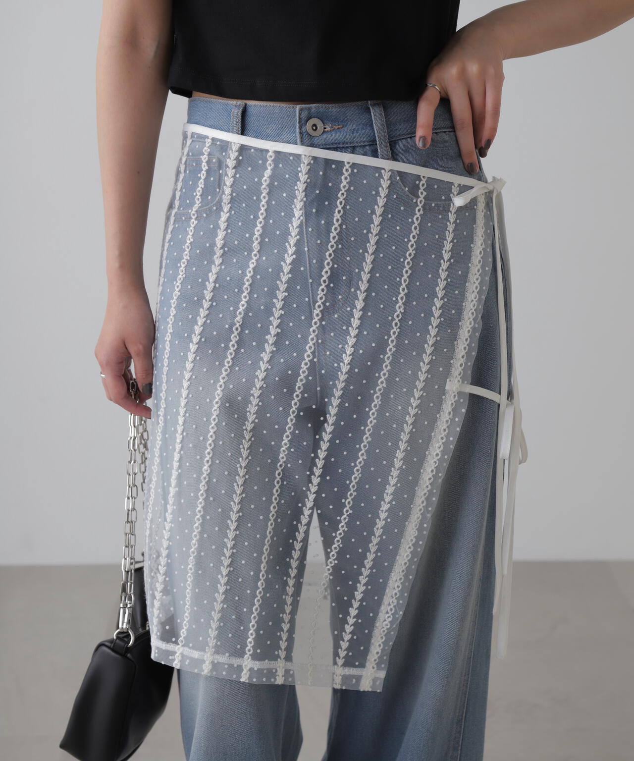 ホワイト ラップスカート フリーサイズ ホワイト ラップスカート フリーサイズ ホワイト ラップスカート