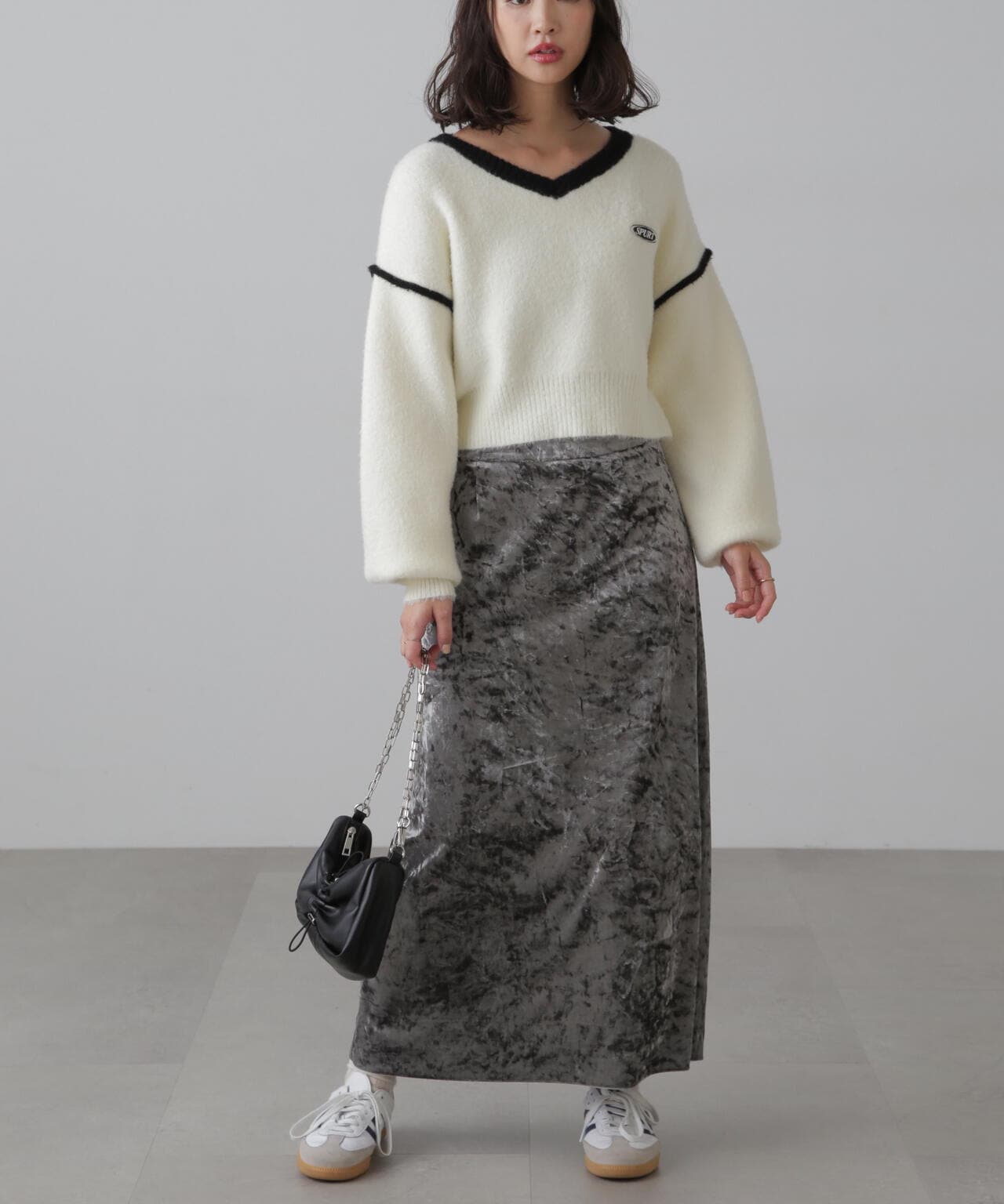 クラッシュベロアナロースカート | FREE'S MART（フリーズマート