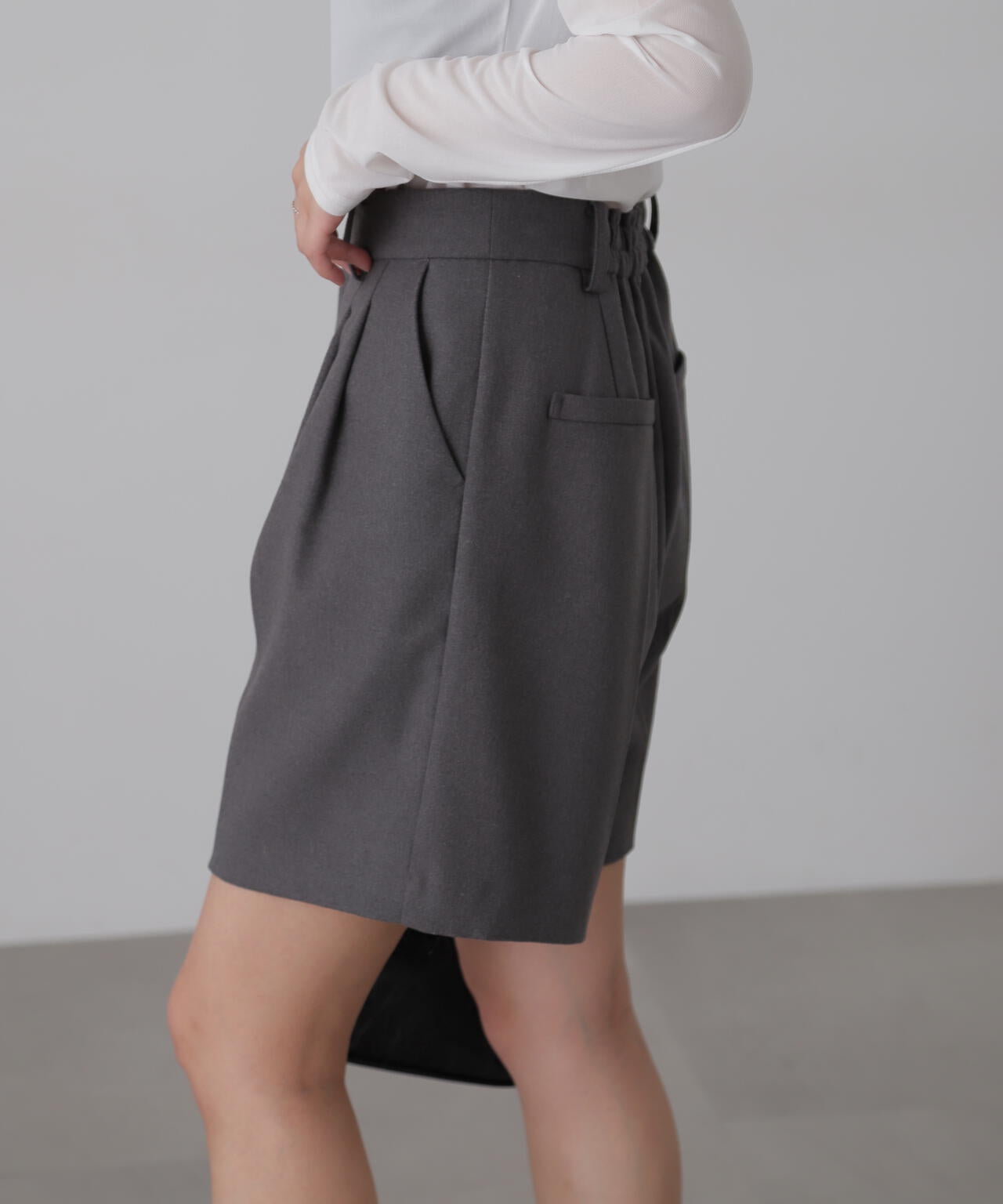 3サイズ展開XS-M】タックショートパンツ【低身長サイズ有】 | FREE'S