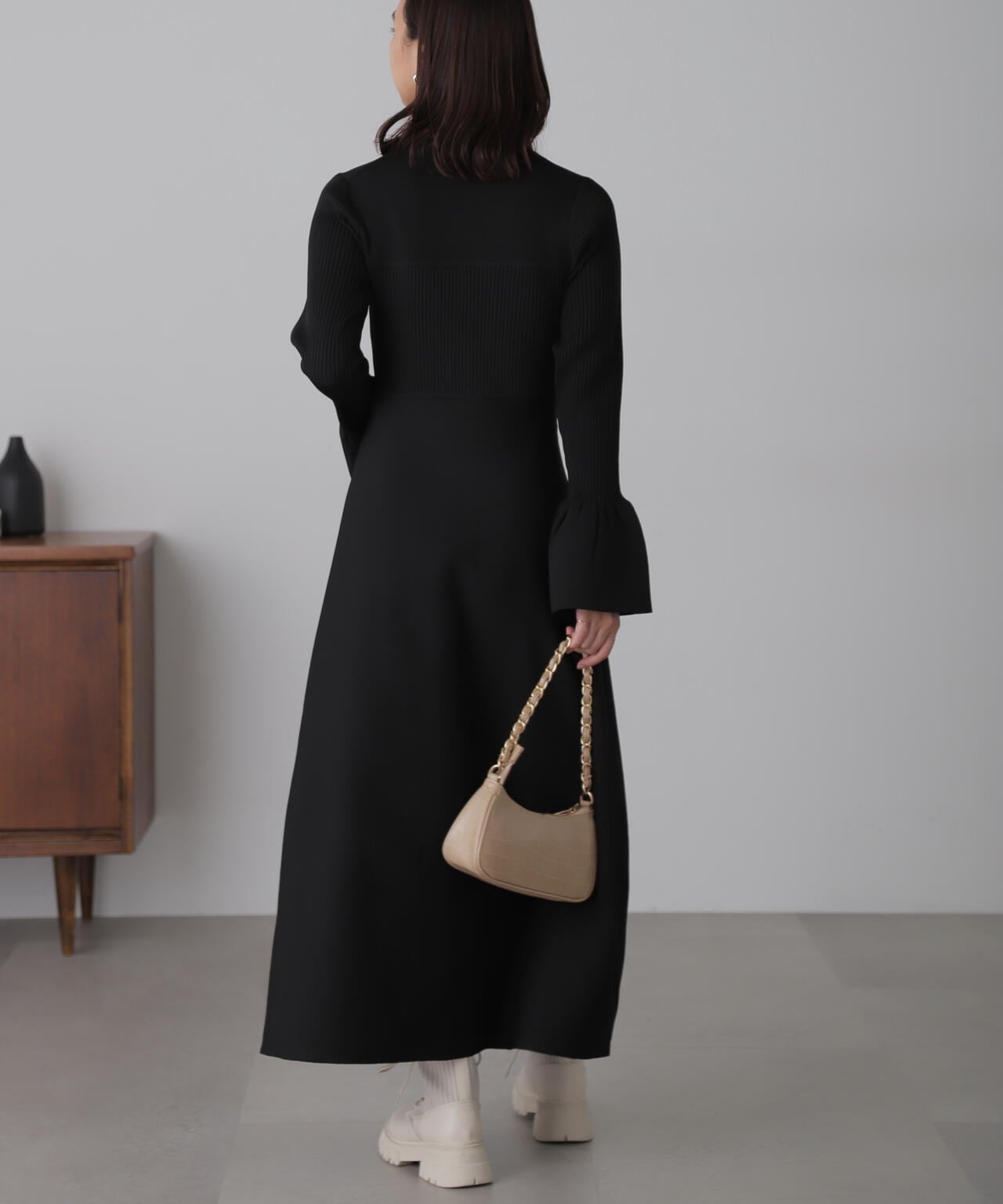 ベアトップ風フレアワンピース | FREE'S MART（フリーズマート