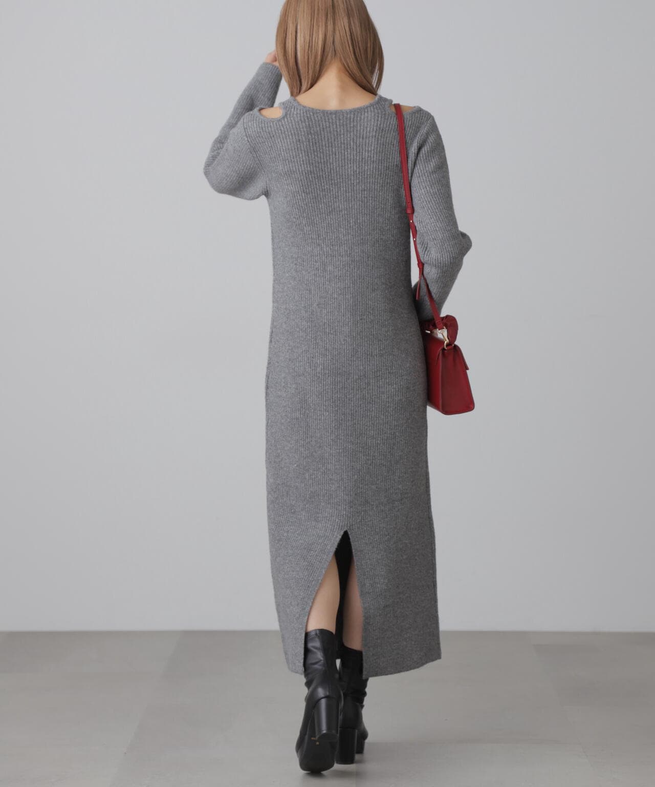 カットアウトニットマキシワンピース | FREE'S MART（フリーズマート