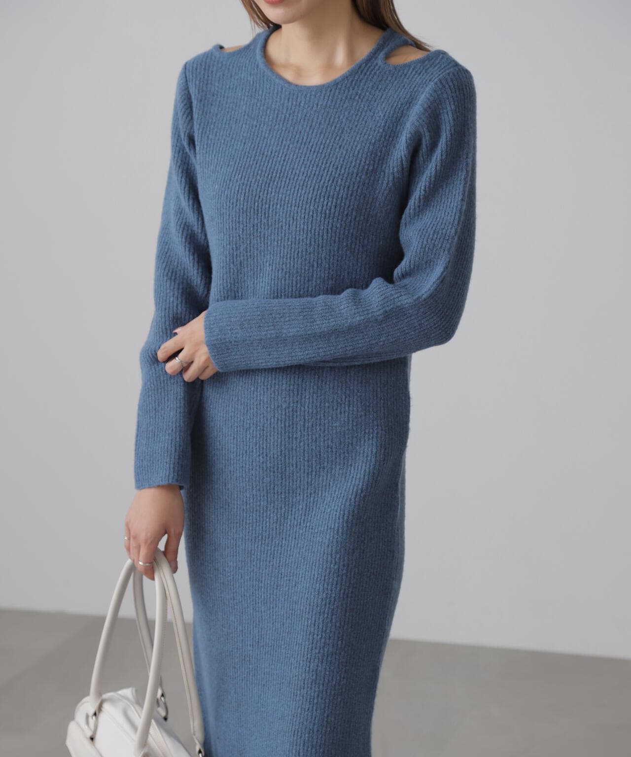 カットアウトニットマキシワンピース | FREE'S MART（フリーズマート