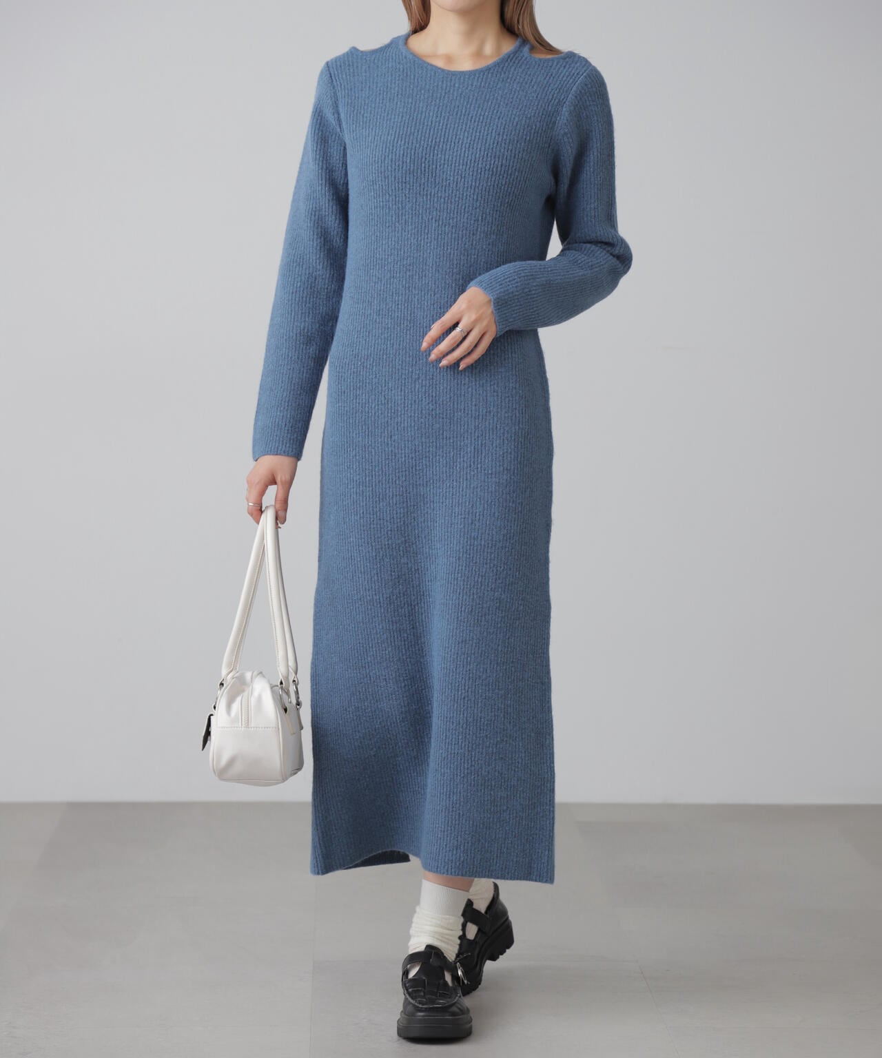 カットアウトニットマキシワンピース | FREE'S MART（フリーズマート