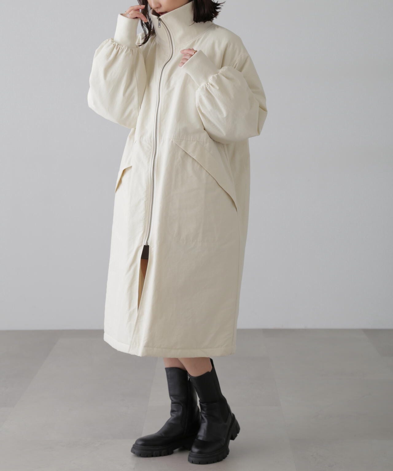 リブスタンドロングコート | FREE'S MART（フリーズマート） ｜【公式