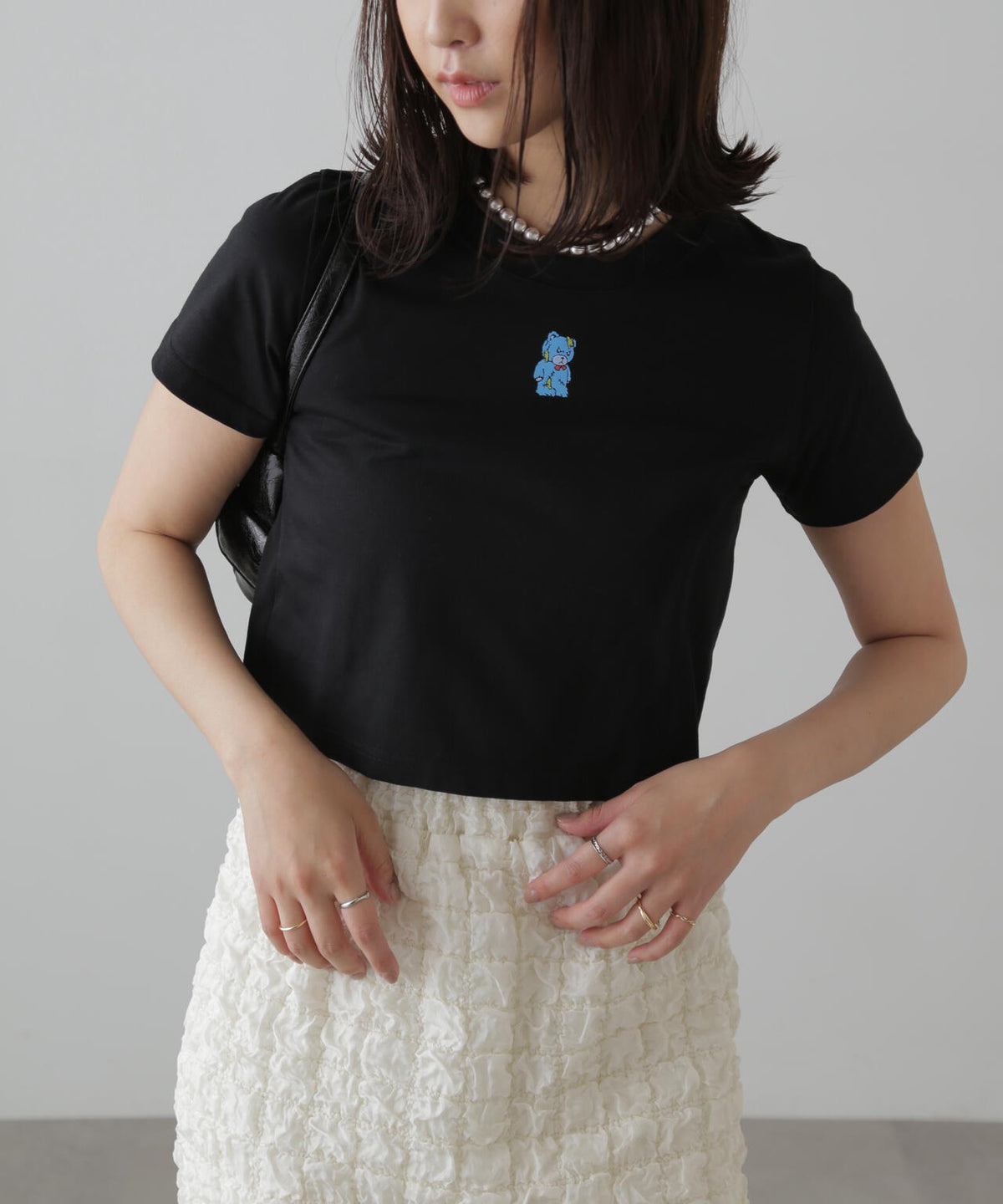極美品】CHICHI セクシーチチバックプリントブートTシャツ黒L