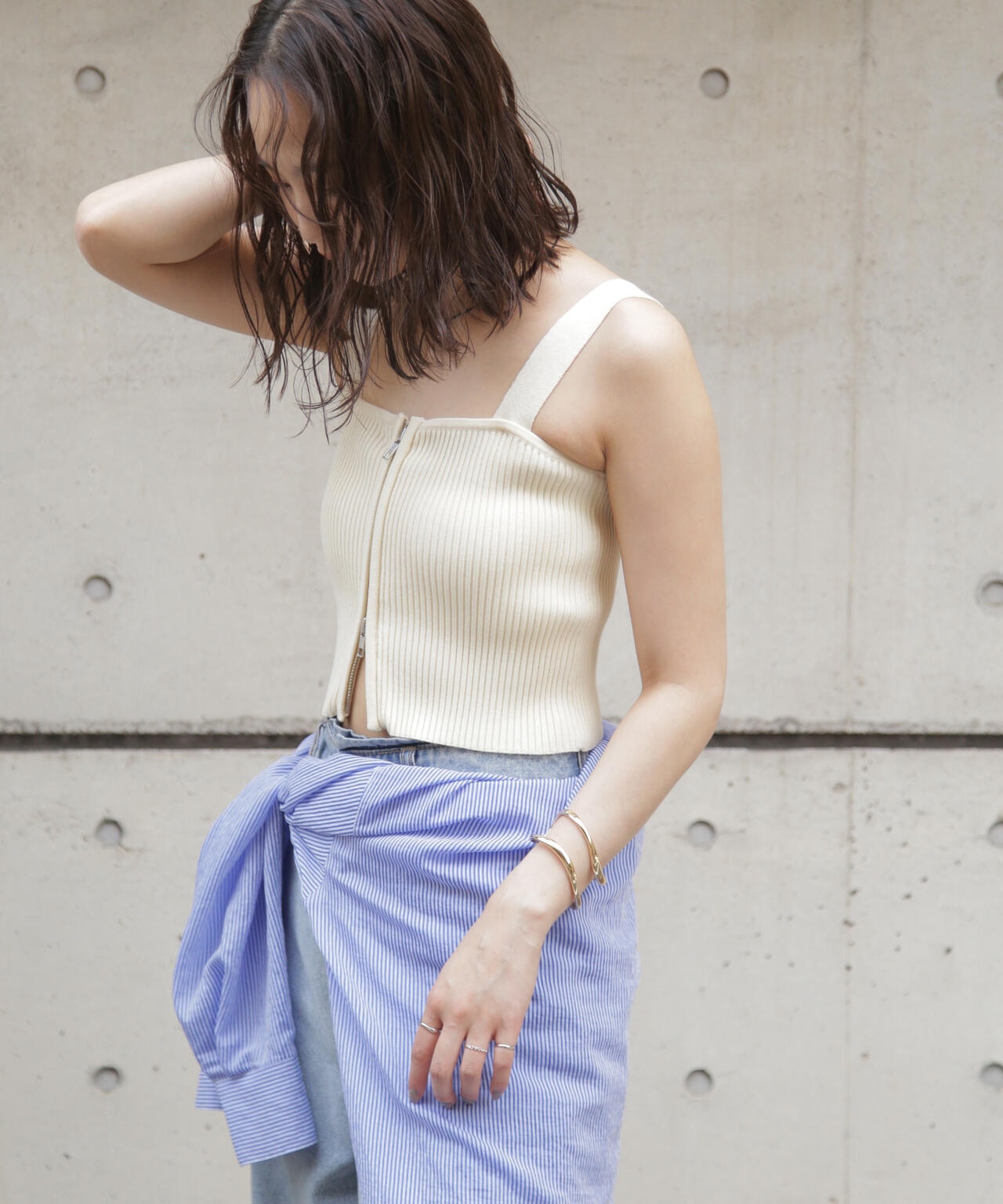 ダブルジップニットビスチェ | FREE'S MART（フリーズマート