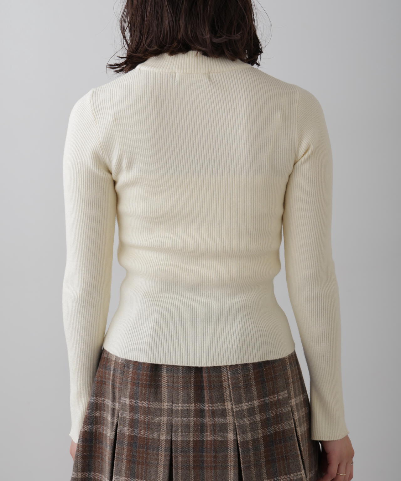 洗える〉マシンウォッシャブルボトルネックニット | FREE'S MART