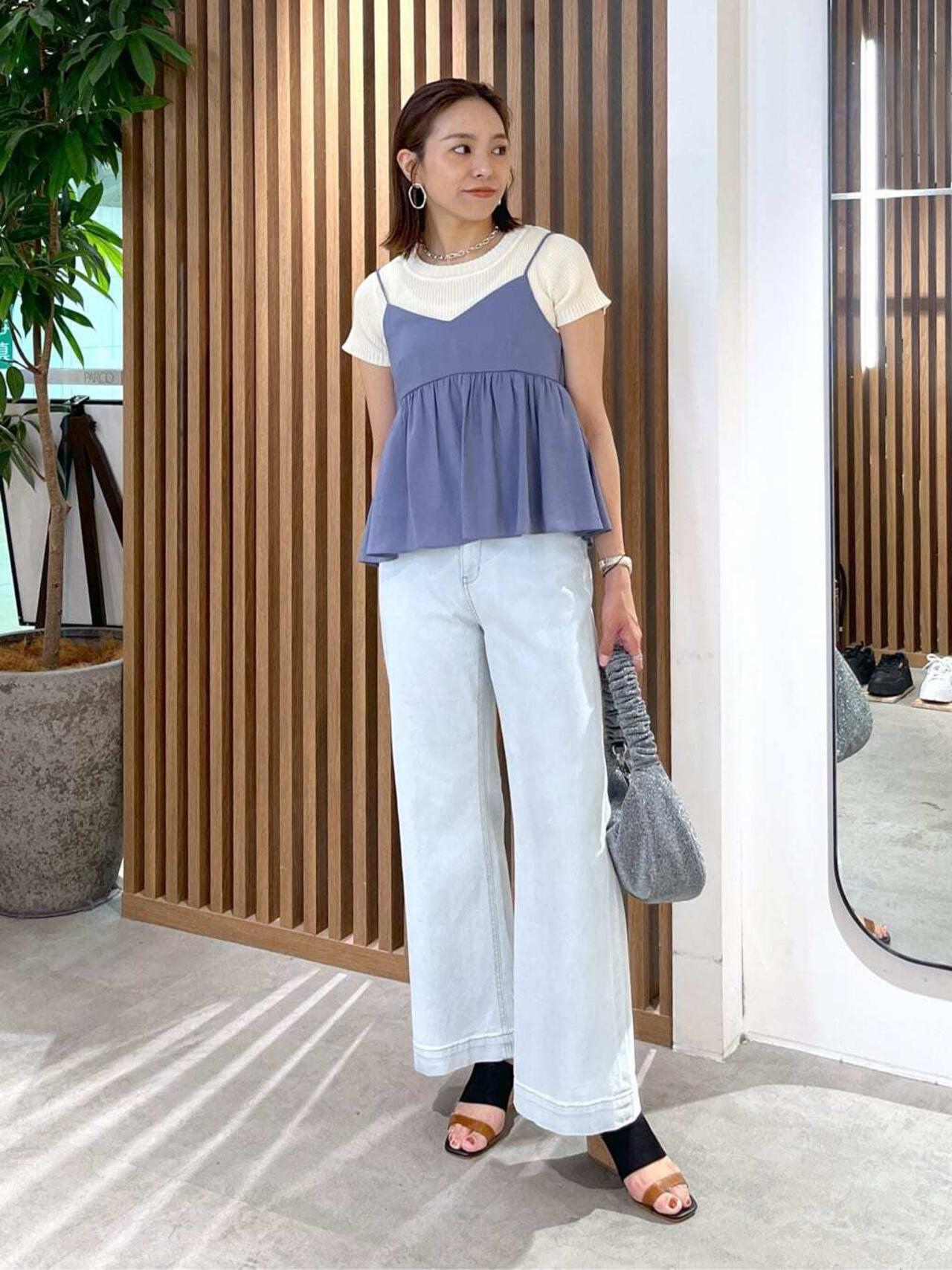 【累計販売6万本突破！選べる6色】【4サイズ展開XS-L] ベーシックワイドデニムパンツ【低身長サイズ有】【Lサイズ有】