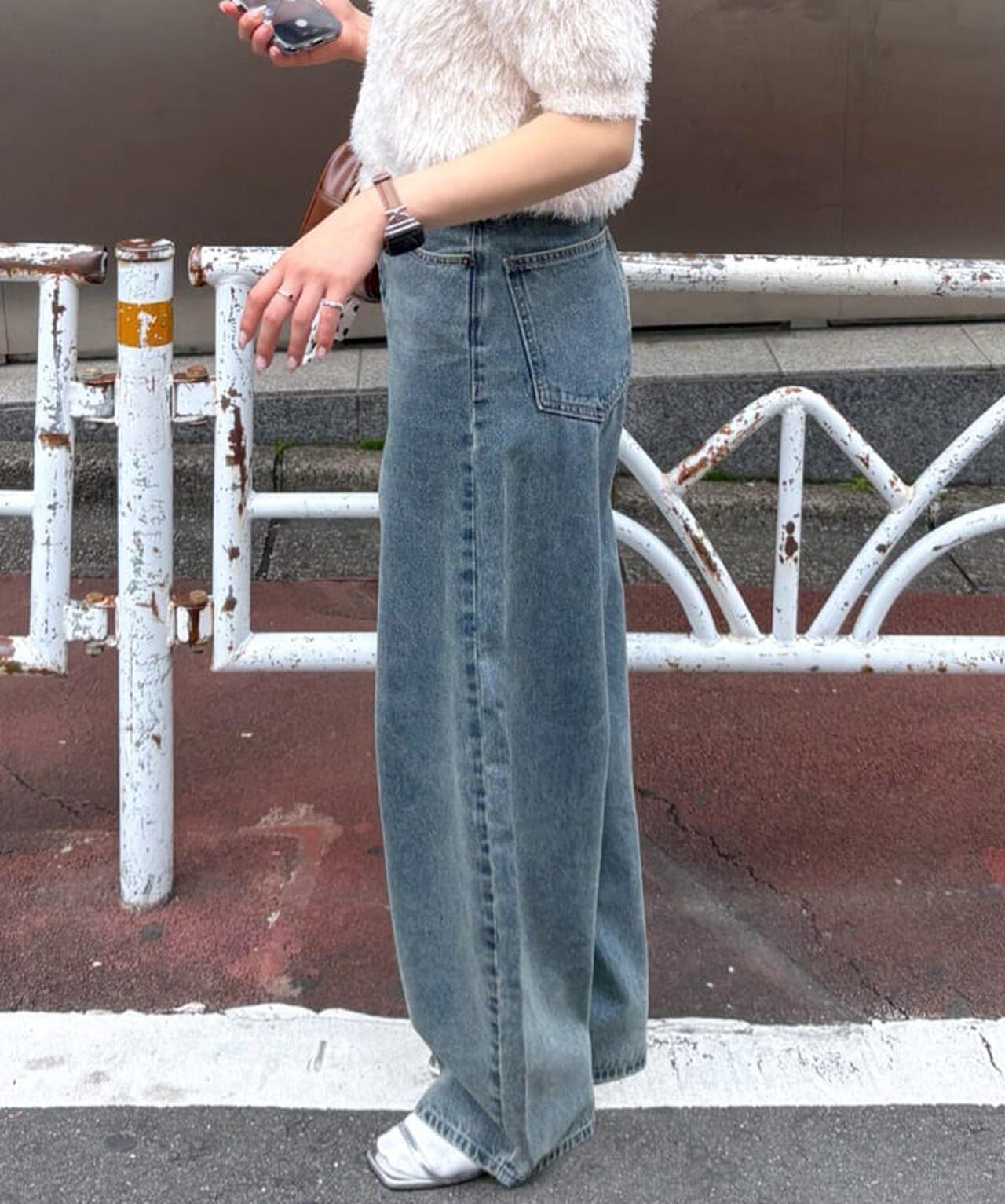 ёёёак+様　デニムパンツ　サイズ1 3サイズ展開XS-M】デニムエッグパンツ【低身長サイズ有】 | FREE'S
