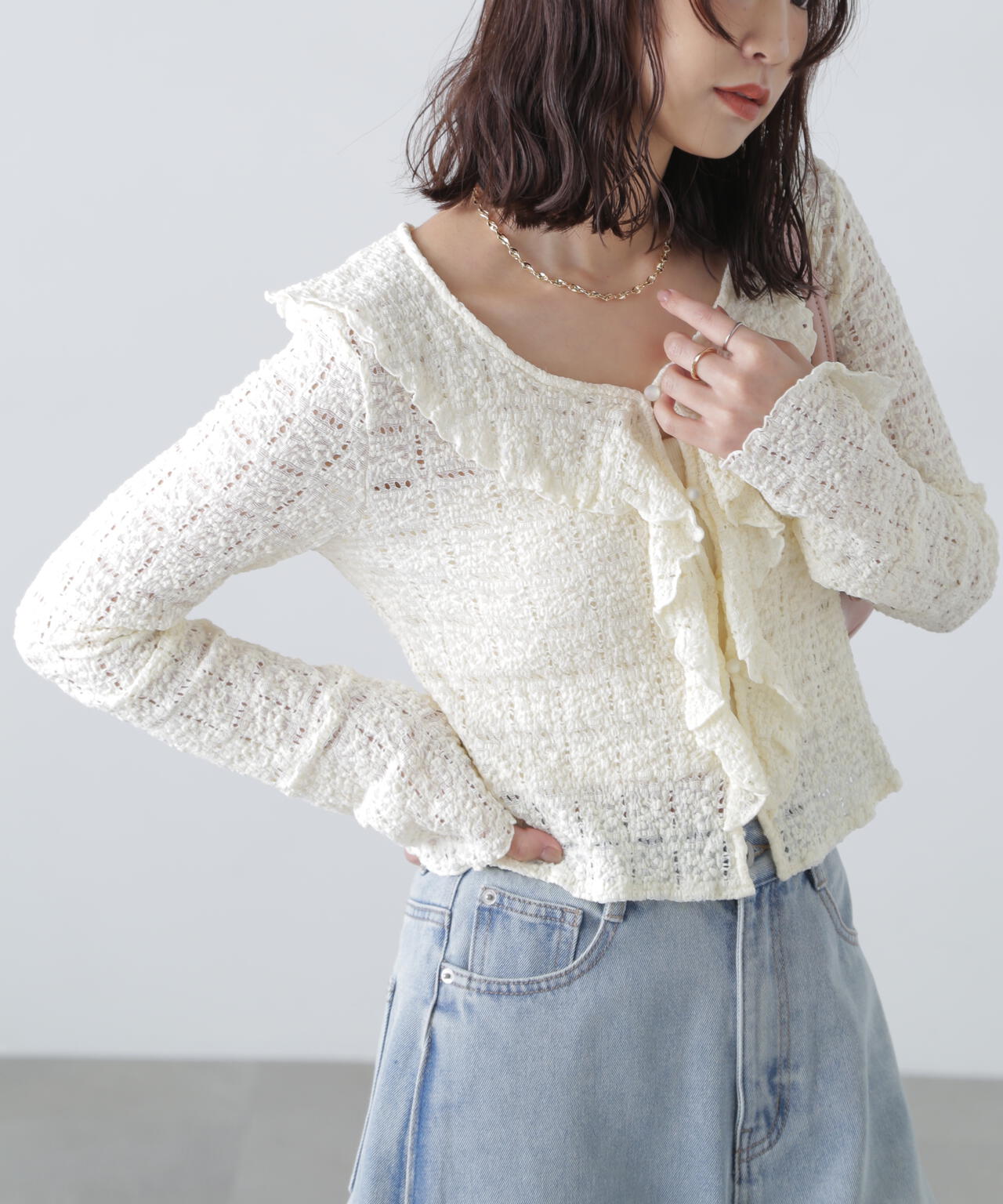 チャンマー　ふんわりブラウス HUG.U ブラウス シャツ 前後2WAY ふんわりブラウス レディース