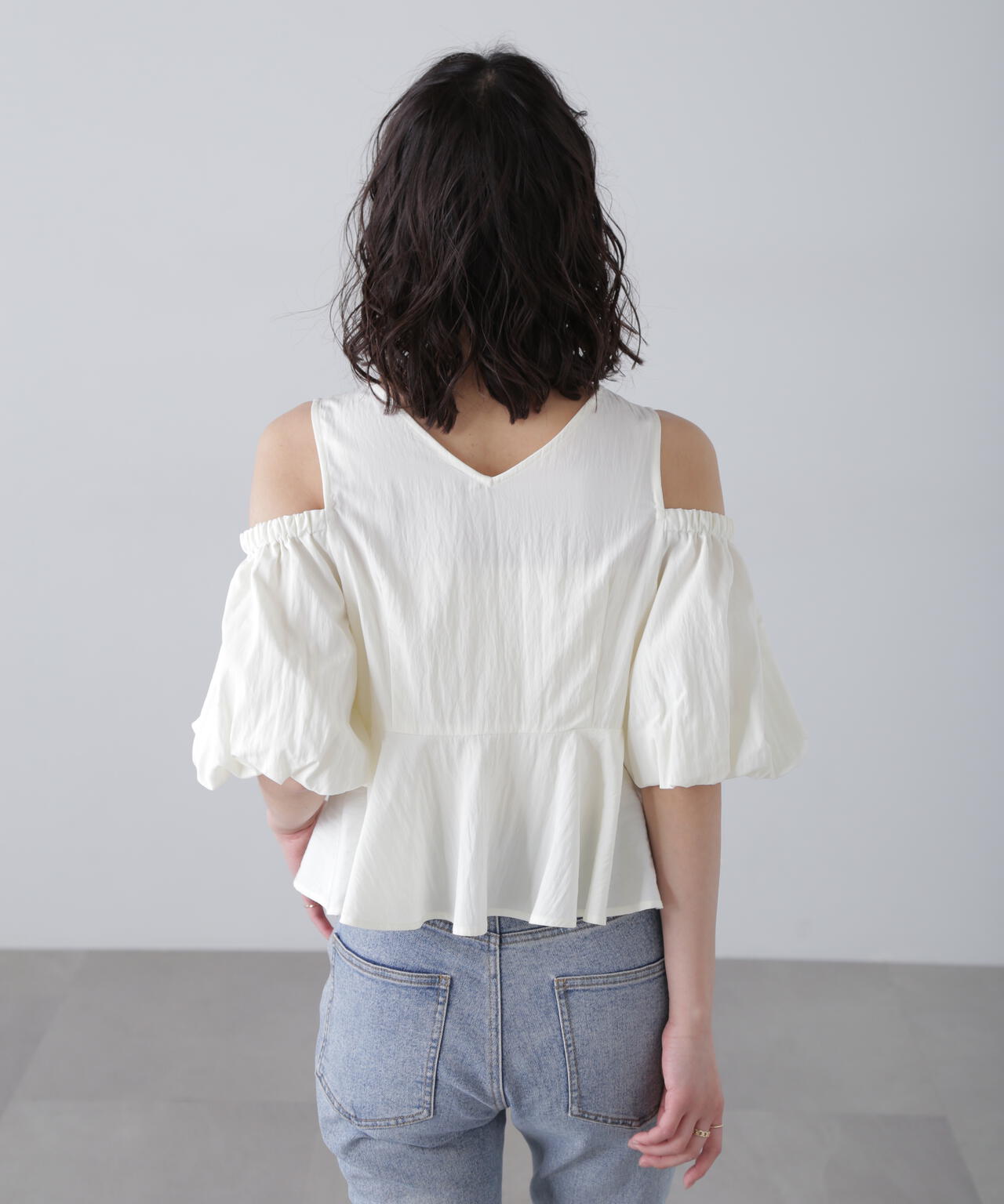 オフショルペプラムブラウス | FREE'S MART（フリーズマート