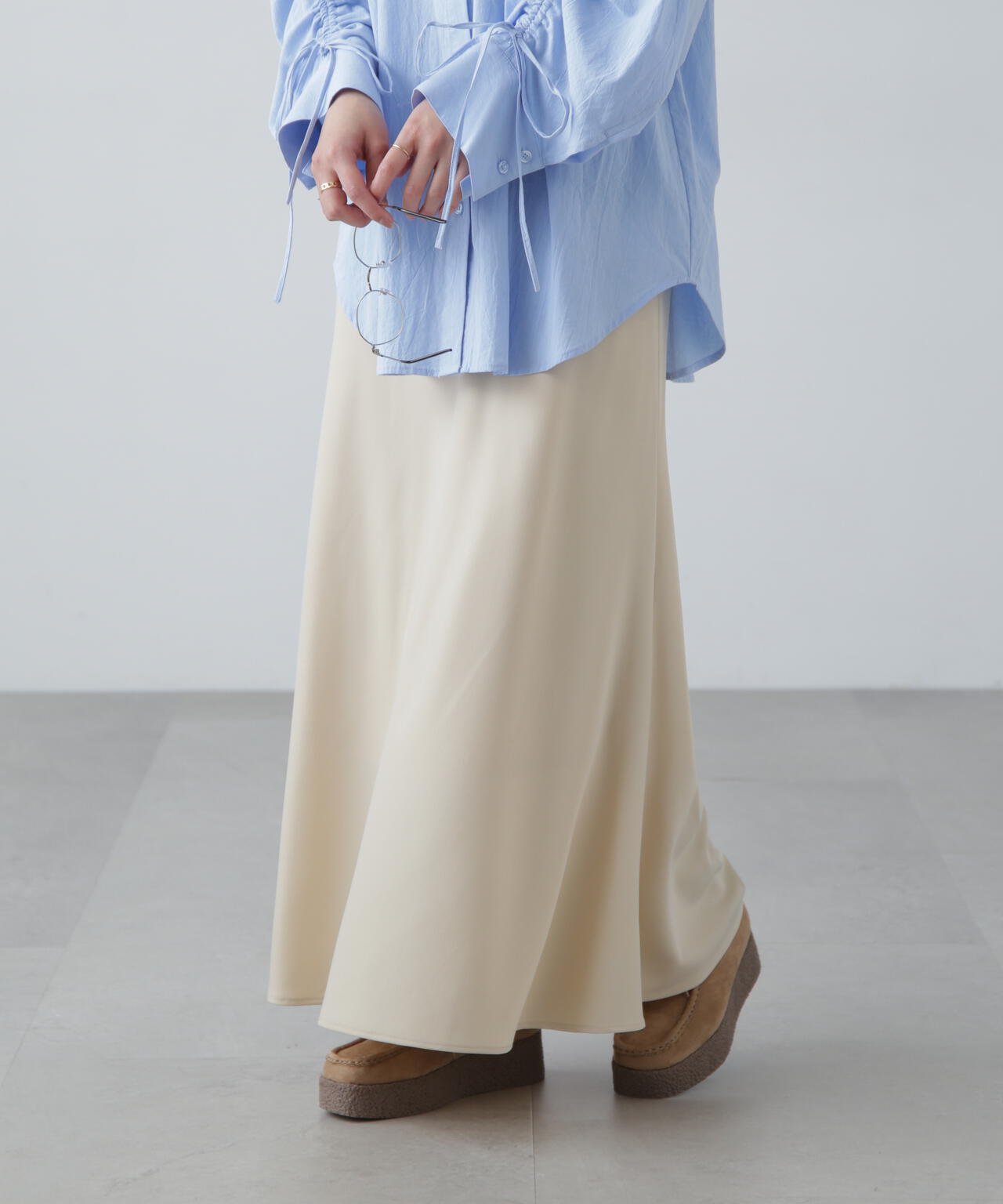 3サイズ展開XS-M】サテンフレアスカート【低身長サイズ有】 | FREE'S