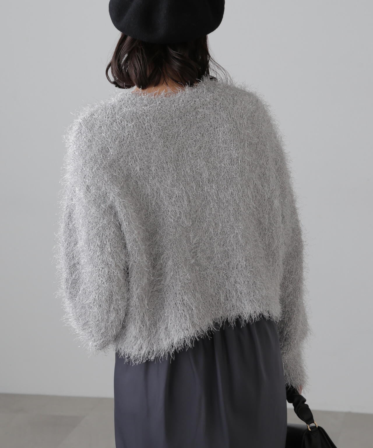 ラメフェザークルーネックニット | FREE'S MART（フリーズマート