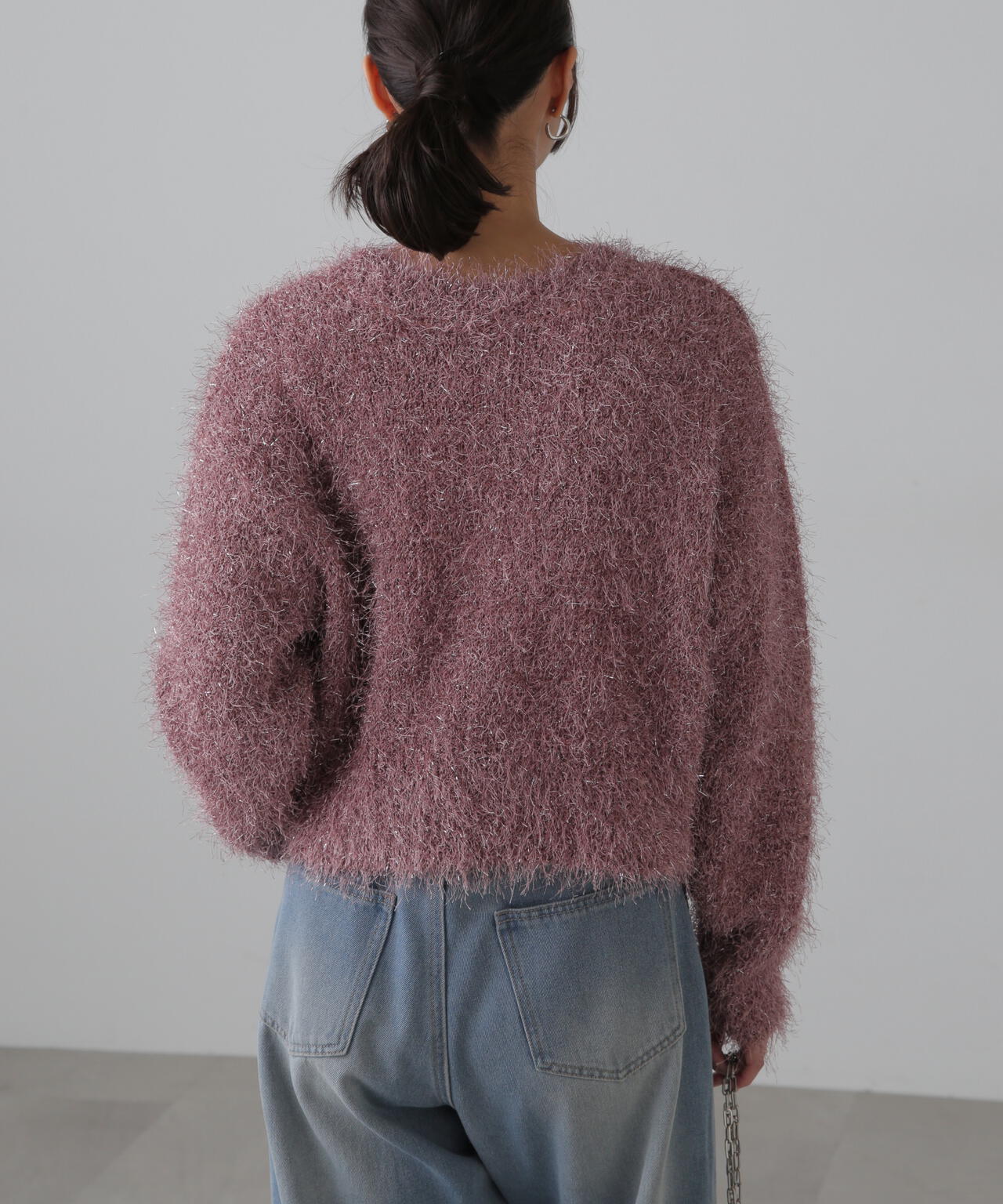 ラメフェザークルーネックニット | FREE'S MART（フリーズマート